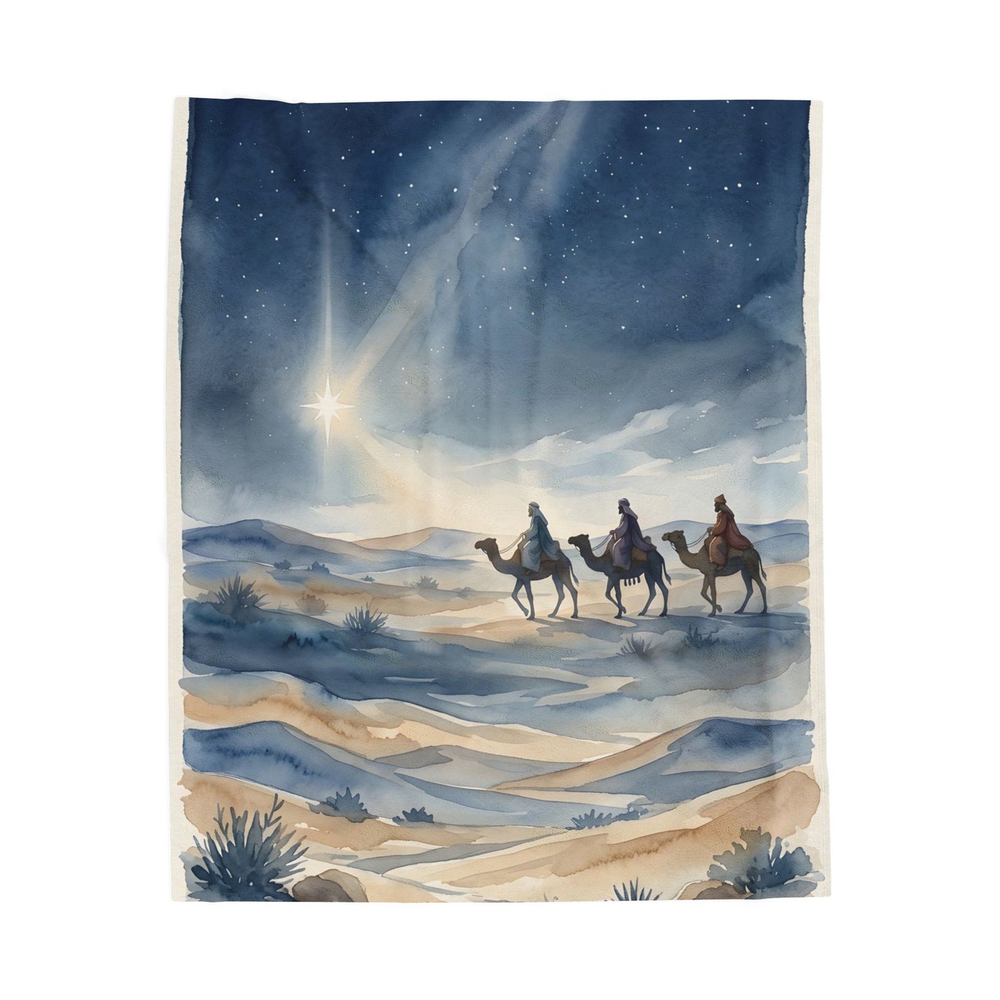 “Star of Wonder - Journey of the Magi” - Plush Blanket