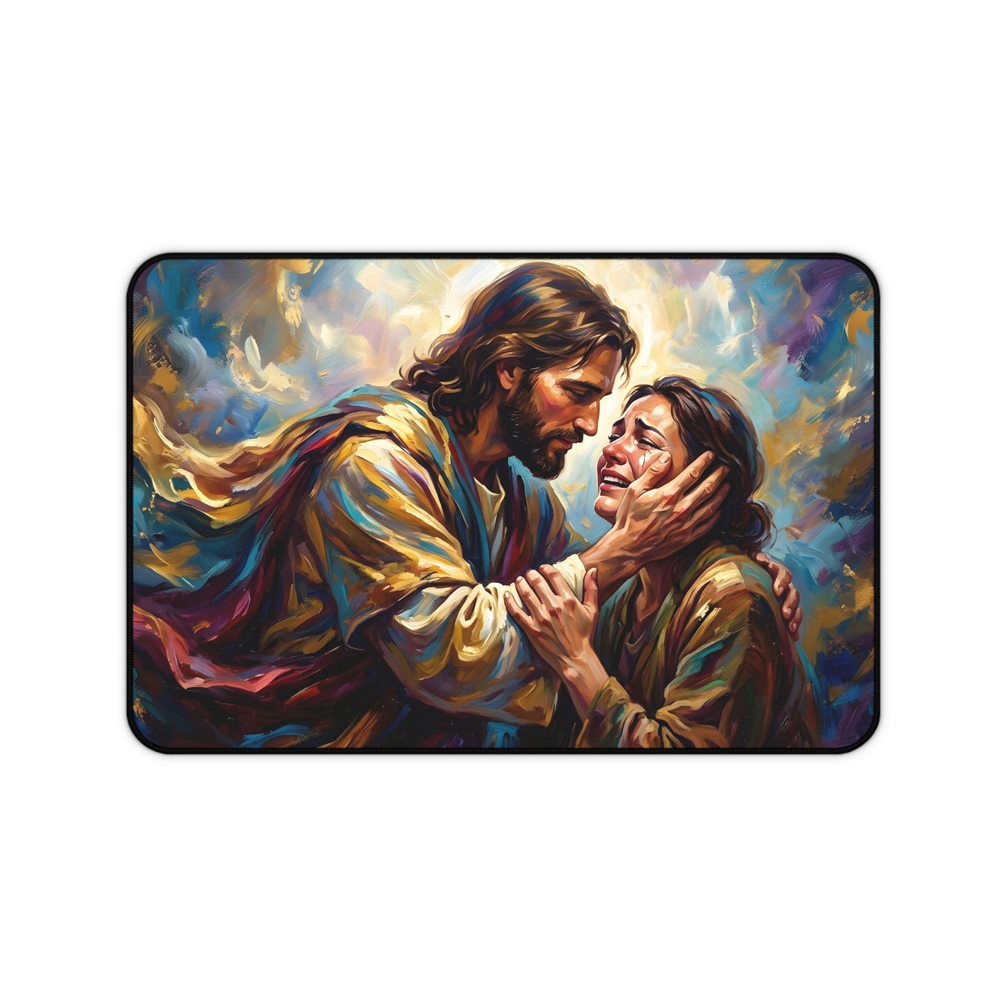 “No More Tears - God's Eternal Comfort” - Desk Mat
