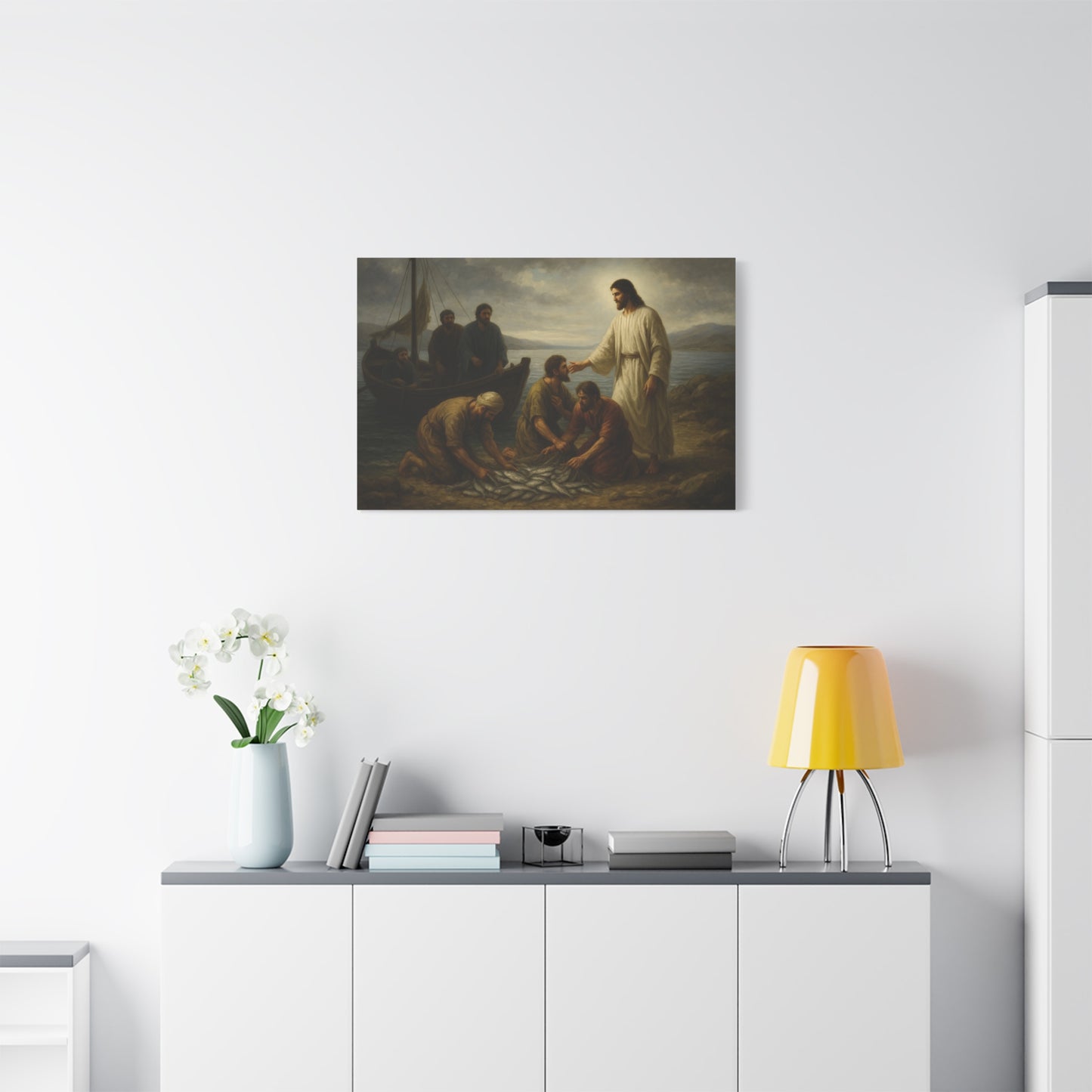 “The Miraculous Catch – John 21:1–14” - Canvas Art