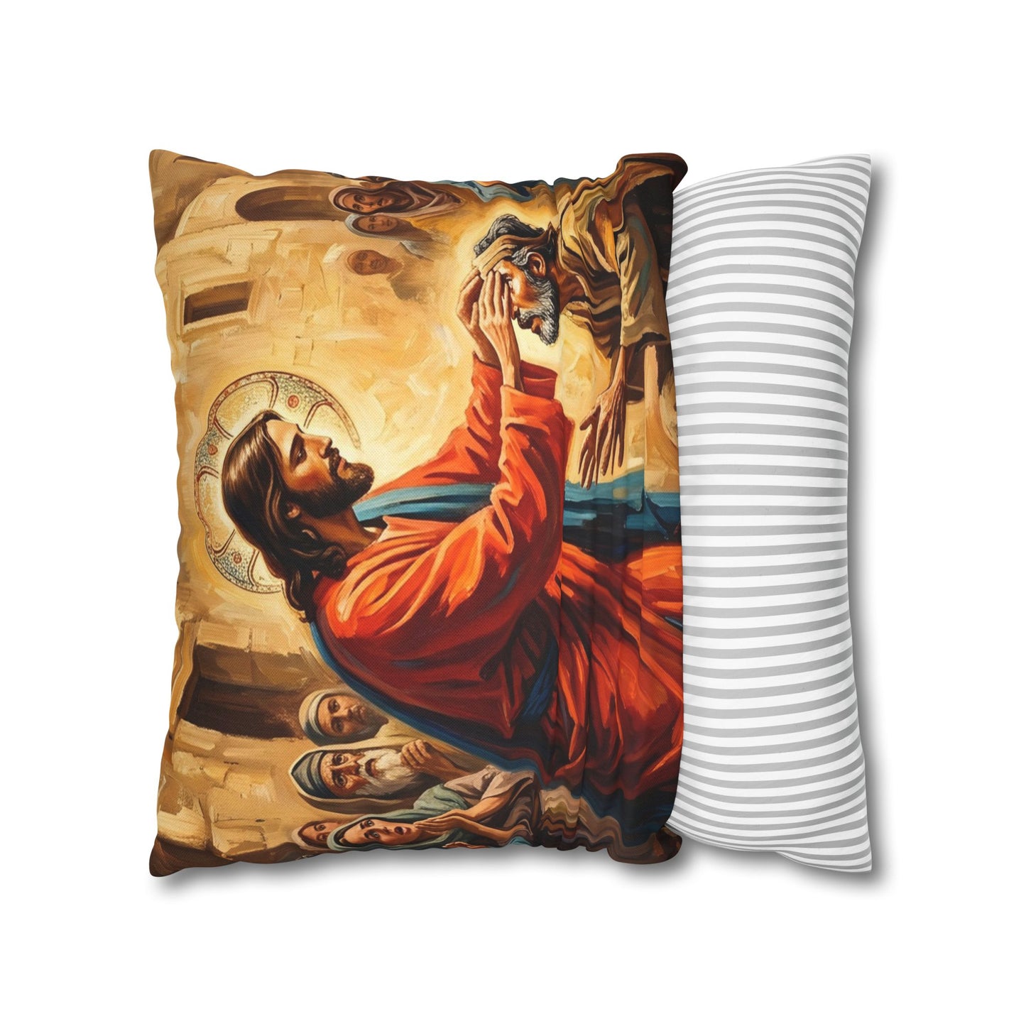 “He Opened My Eyes - Jesus Heals the Blind Man” - Pillowcase