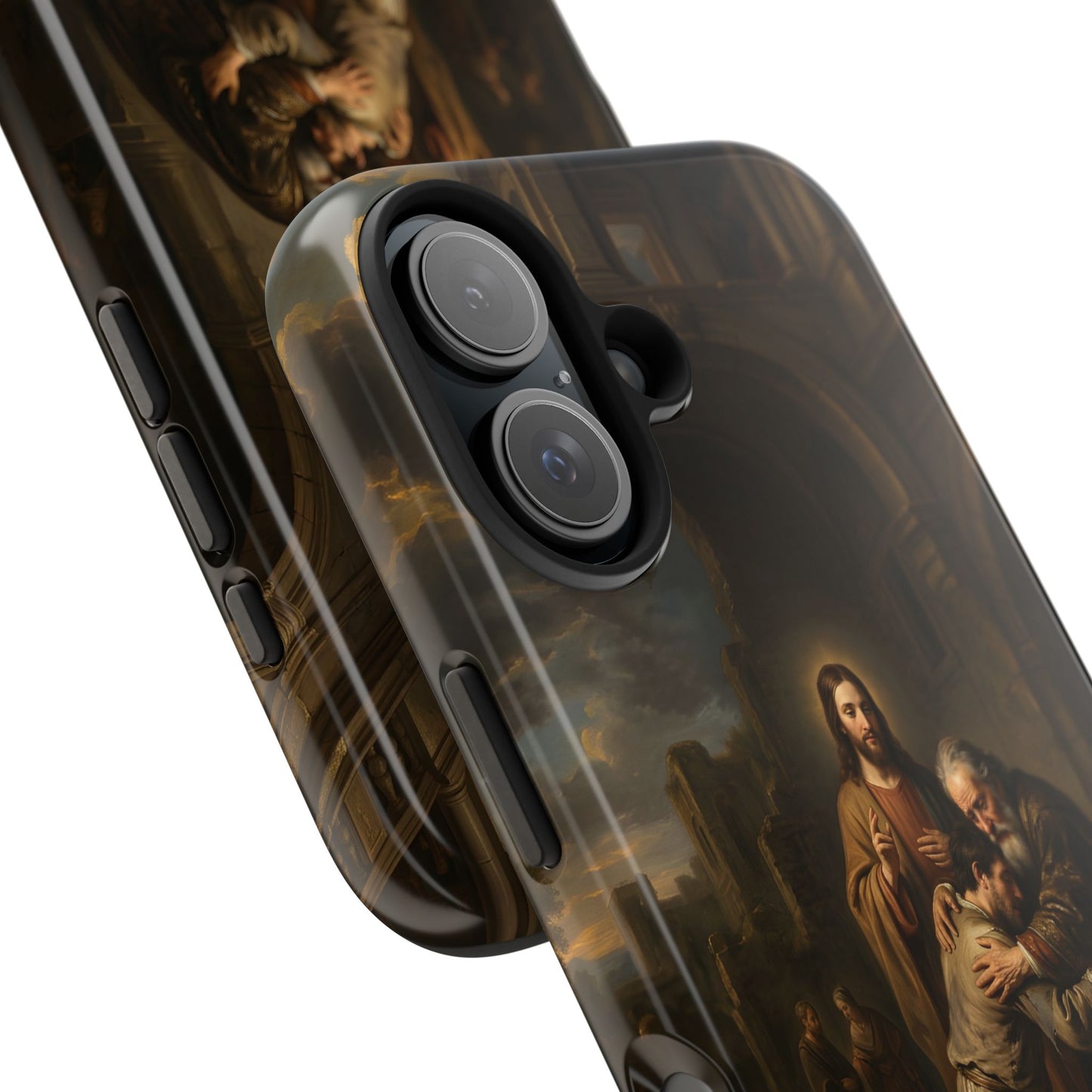 The prodigal son running toward his father - Phone Case