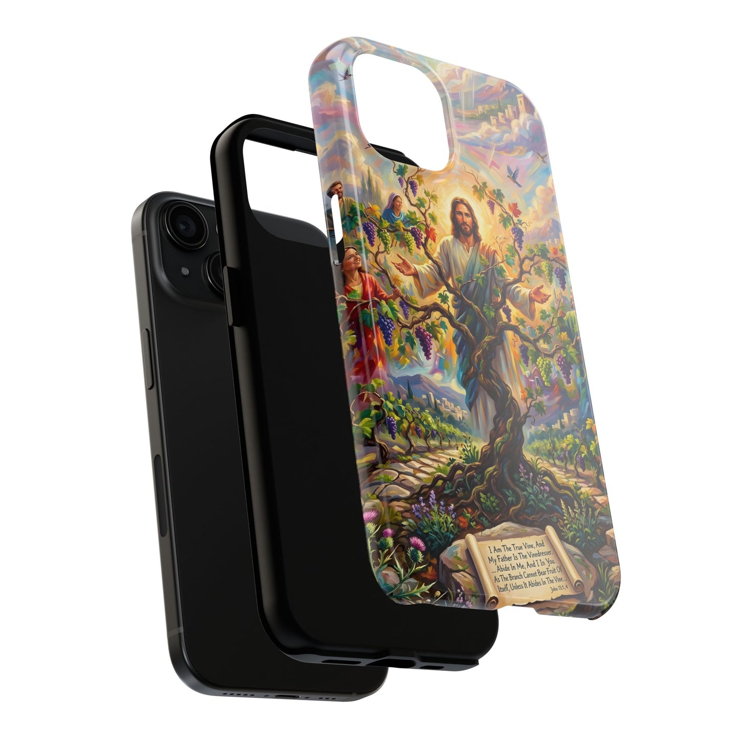 “I Am the True Vine - Abide in My Love” - Phone Case