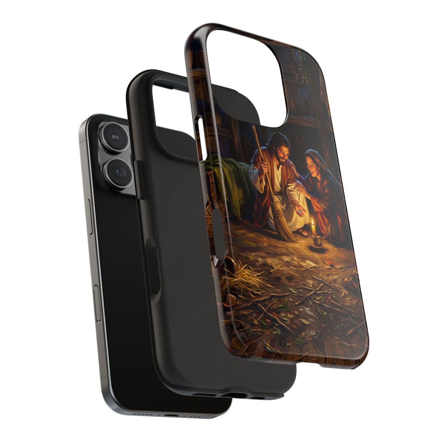 “Lost and Found - The Sweeping Woman of Luke 15” - Phone Case