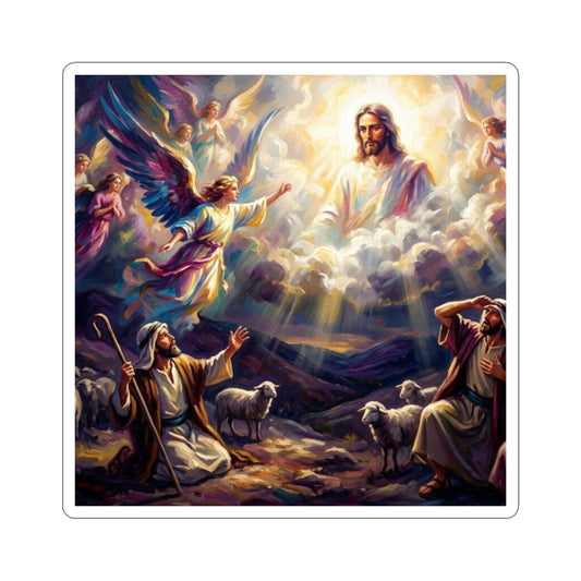 “Hark the Herald - Angels Announce the Savior” - Sticker