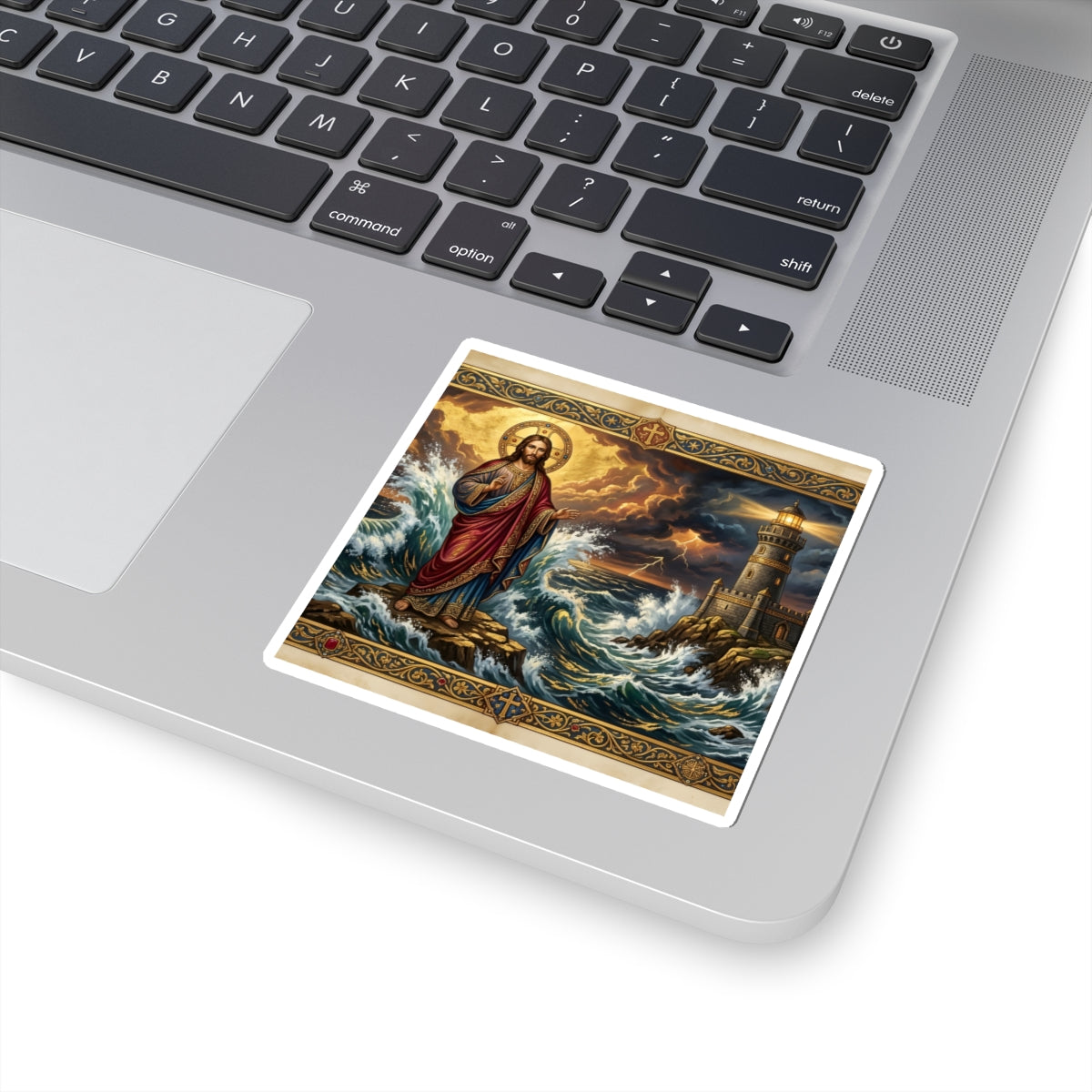 “Steadfast Hope - Lighthouse in the Storm” - Sticker