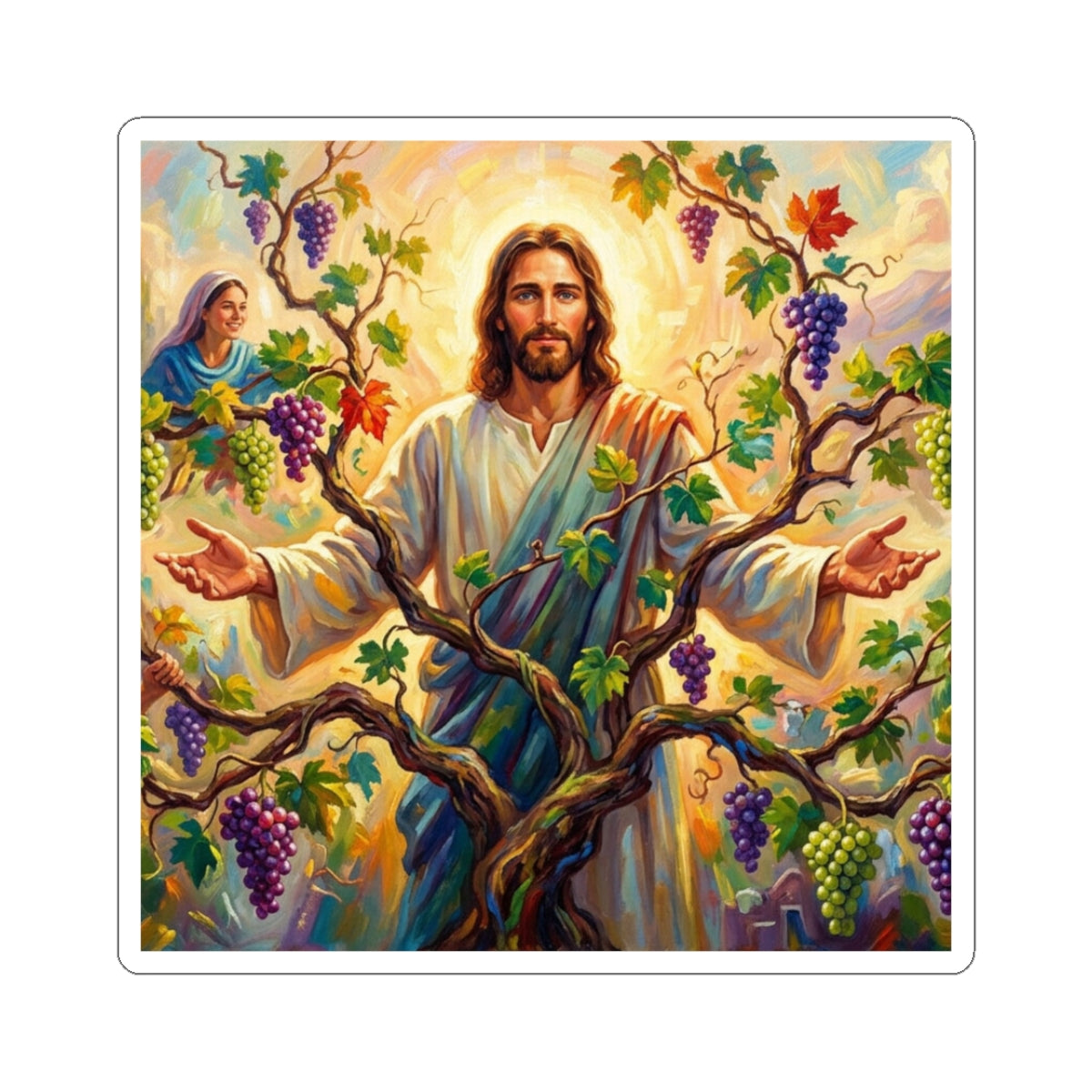 “I Am the True Vine - Abide in My Love” - Sticker