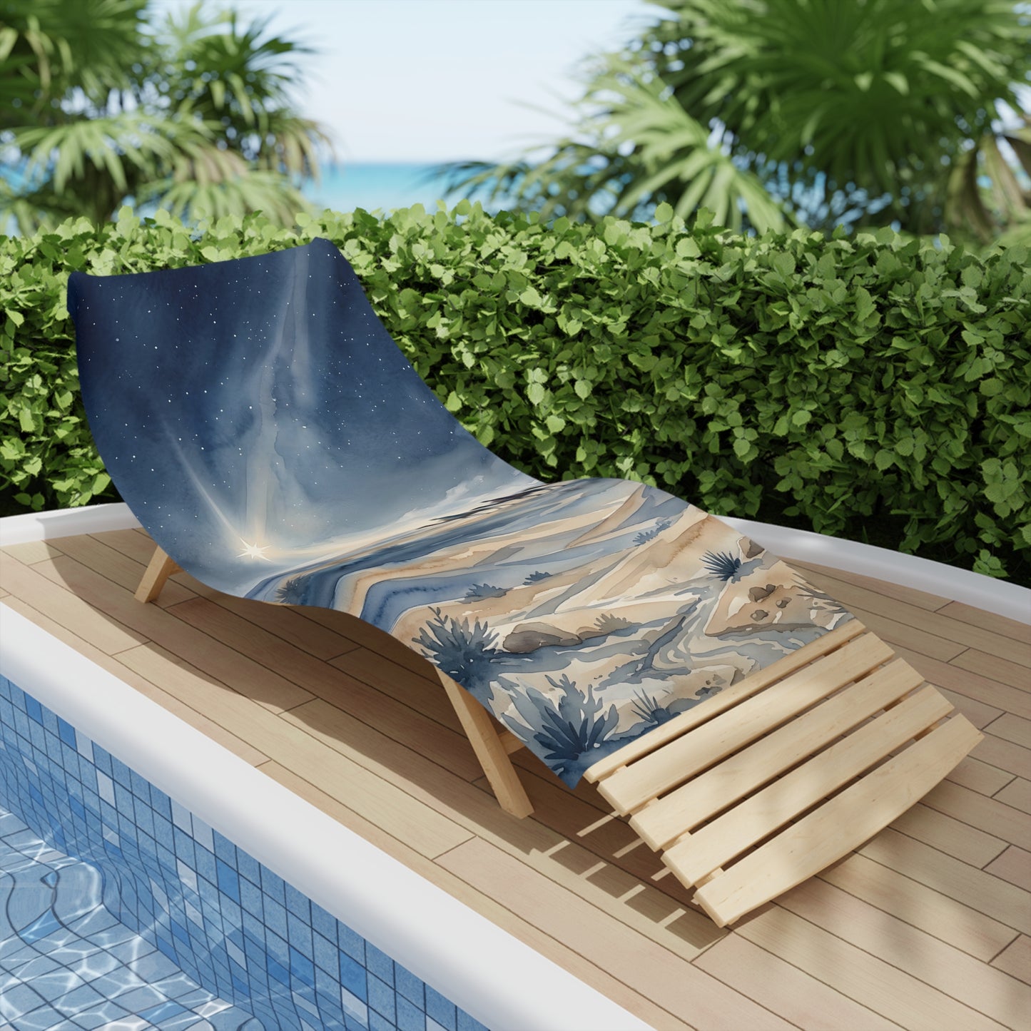 “Star of Wonder - Journey of the Magi” - Beach Towel