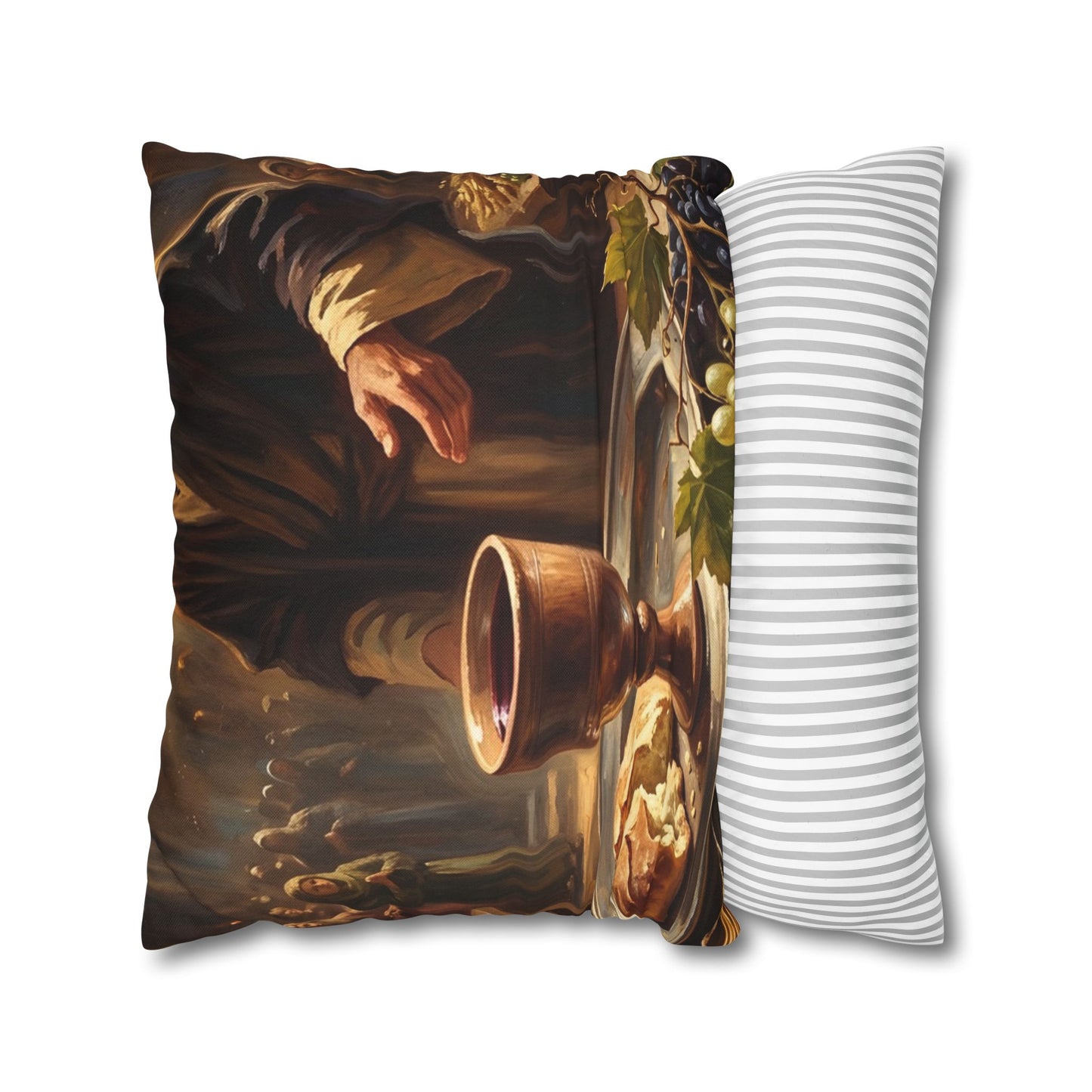 “The Harvest of Faith - Communion Still Life” - Pillowcase