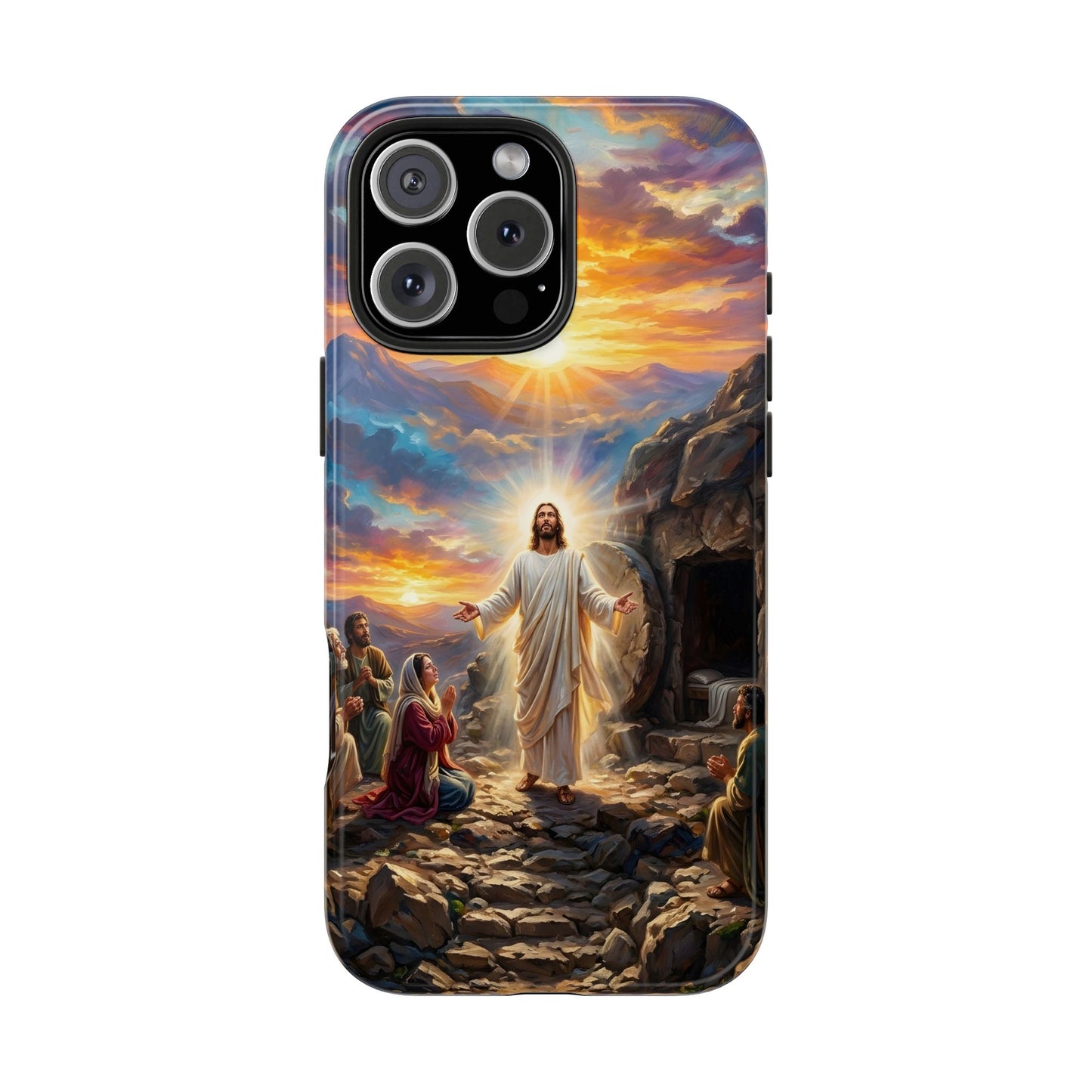“He Is Risen - The Empty Tomb at Dawn” - Phone Case