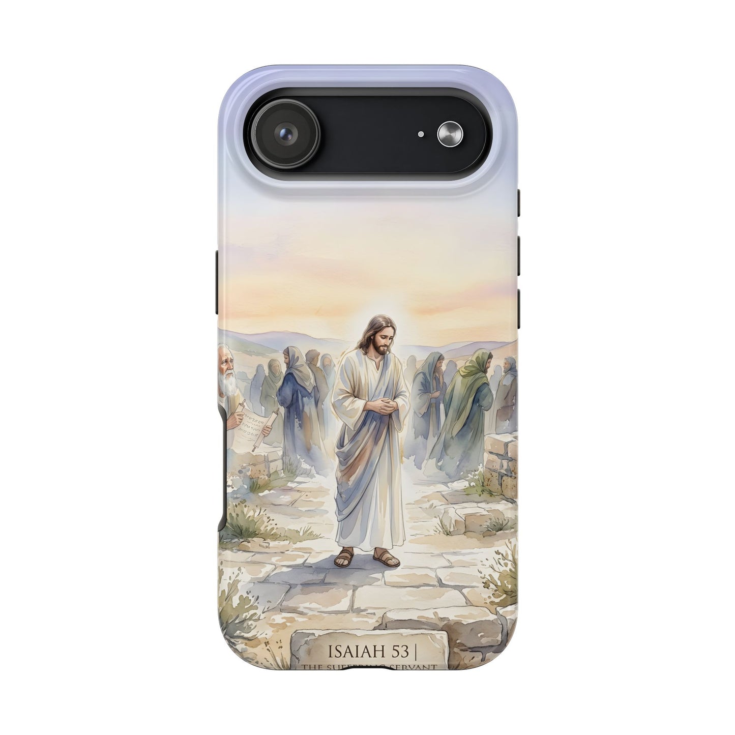 Isaiah prophesying the suffering servant - Phone Case