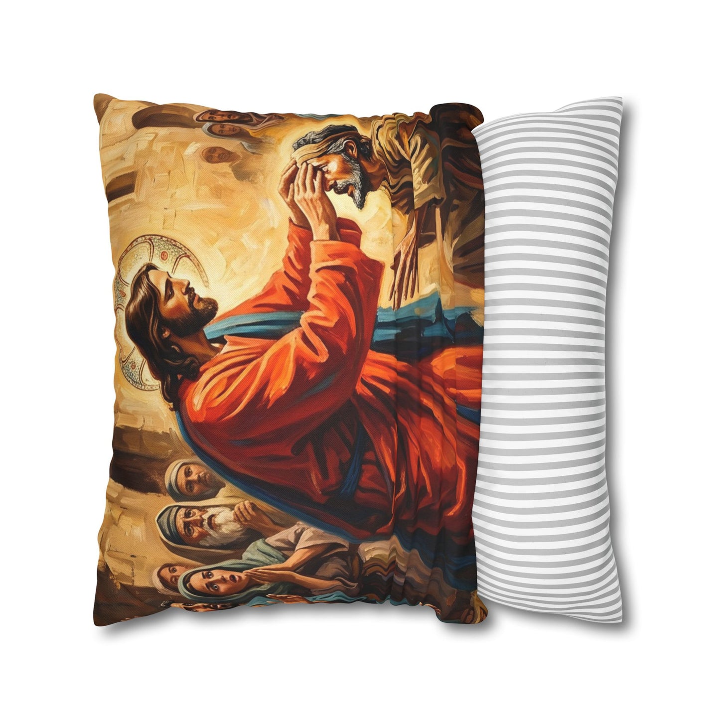 “He Opened My Eyes - Jesus Heals the Blind Man” - Pillowcase