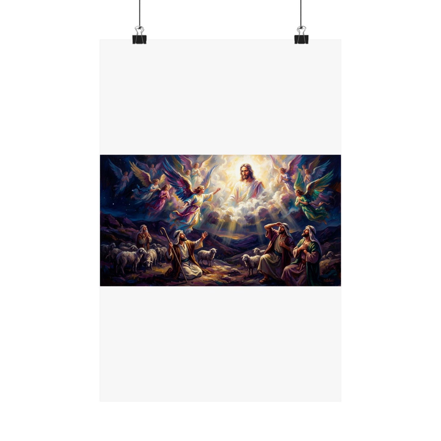 “Hark the Herald - Angels Announce the Savior” - Poster