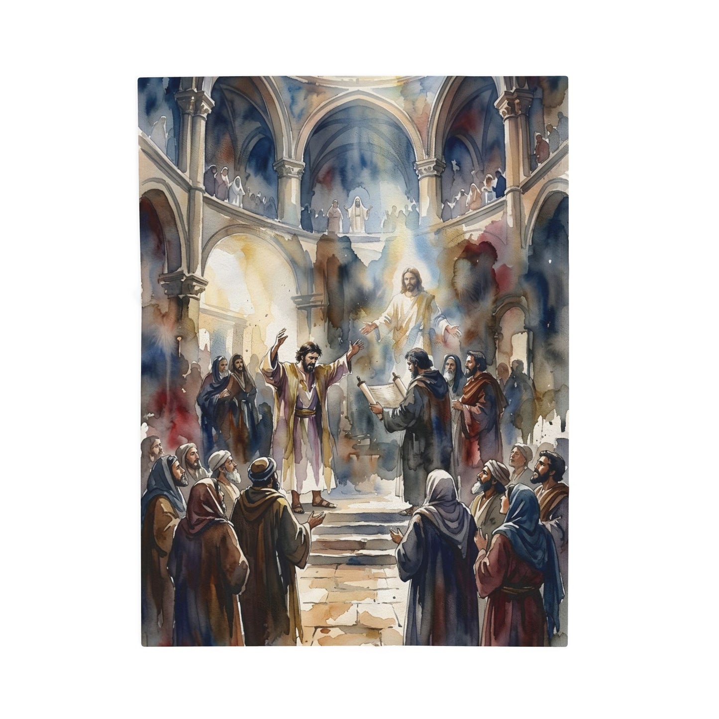 “Hearts Unveiled - Josiah's Repentance” - Plush Blanket