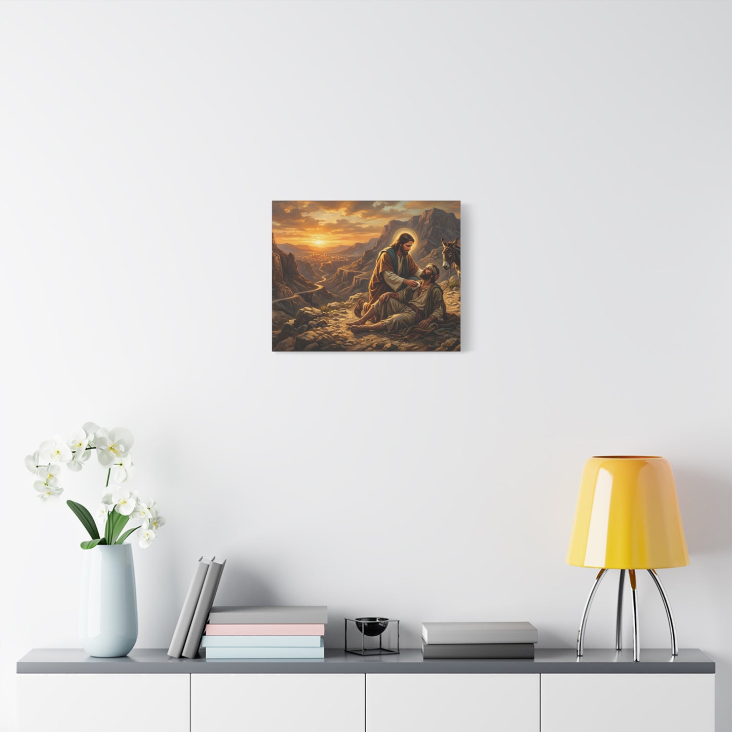 “The Good Samaritan - Compassion on the Jericho Road” - Canvas Art