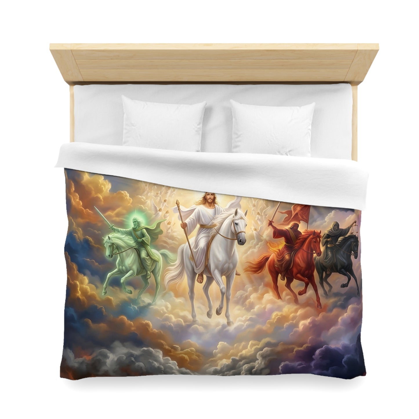 “Behold, A Pale Horse - The Four Horsemen” - Duvet Cover