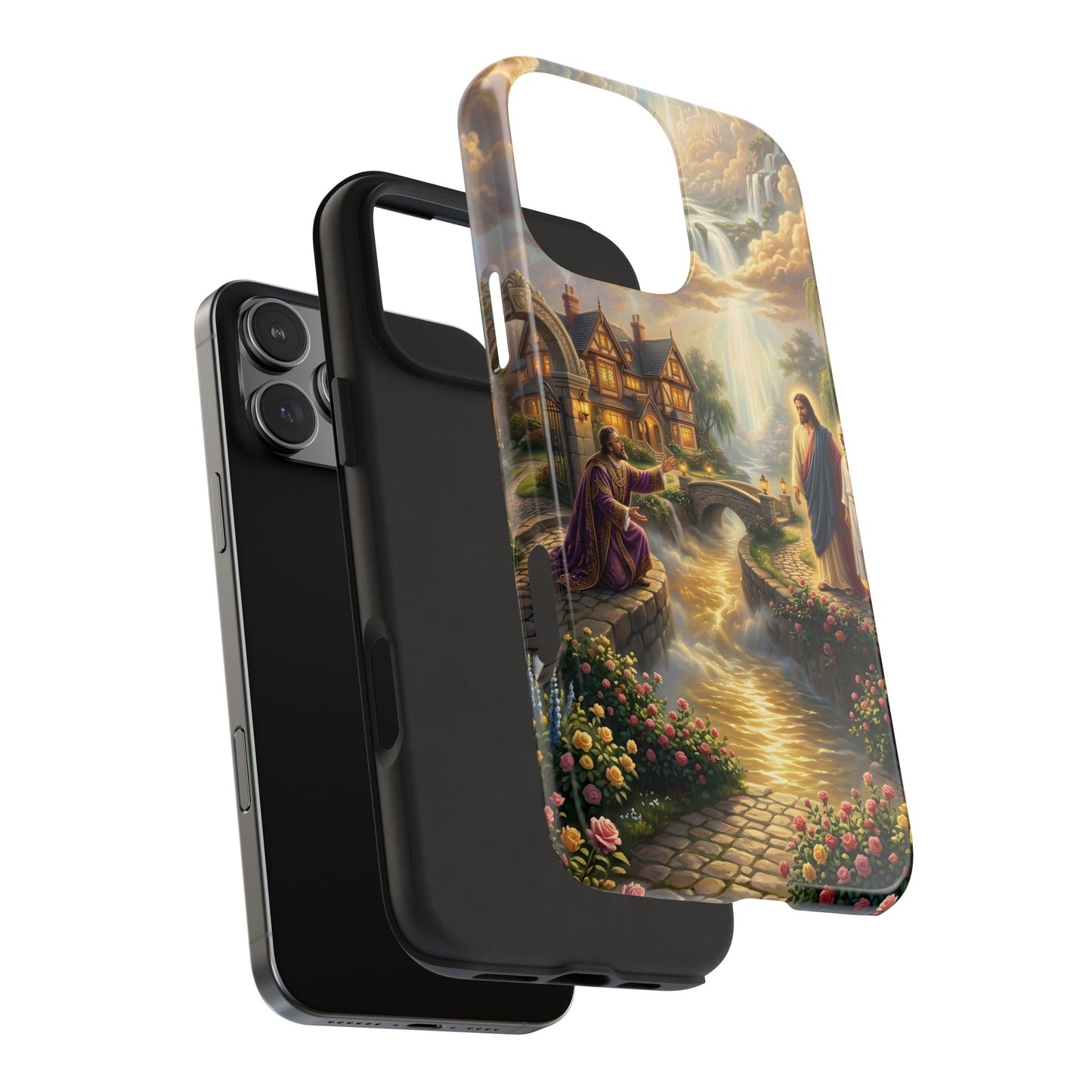 “The Great Reversal - Lazarus at the Rich Man’s Gate” - Phone Case