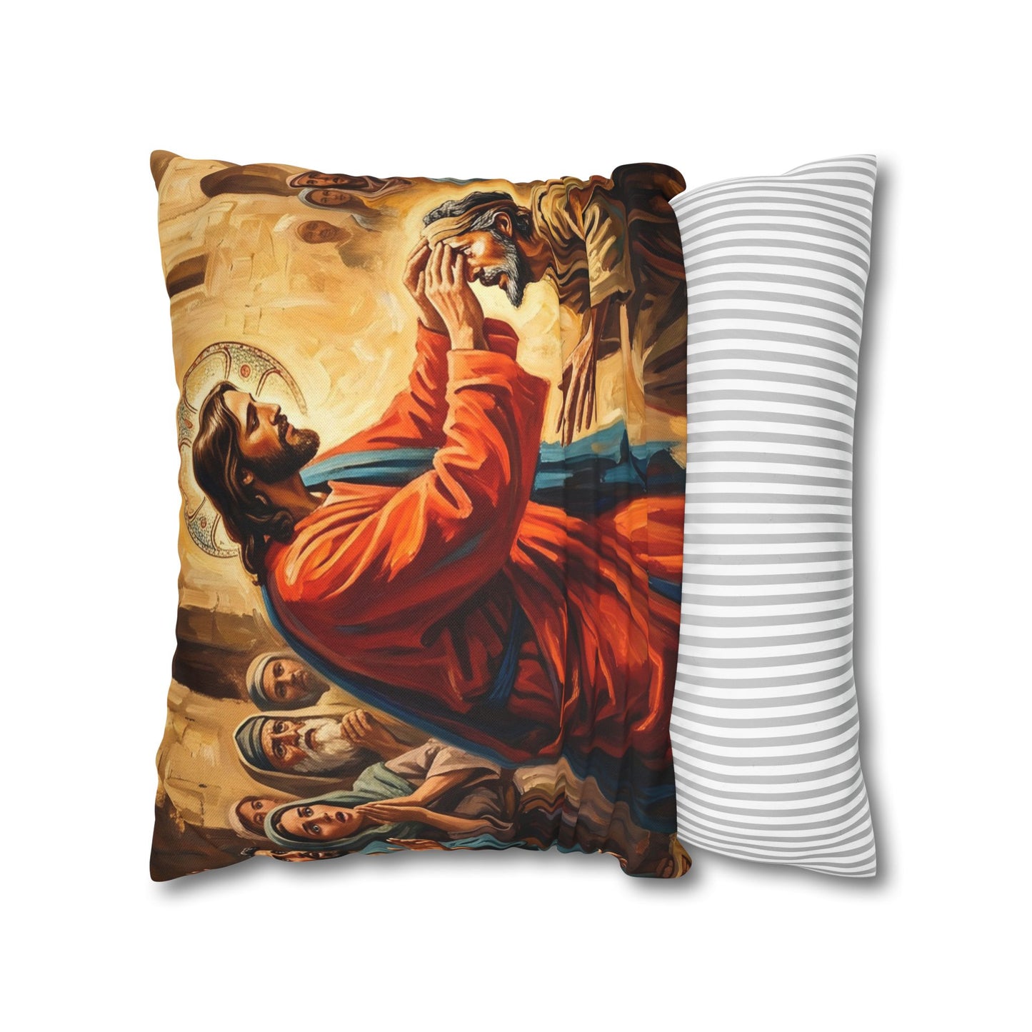 “He Opened My Eyes - Jesus Heals the Blind Man” - Pillowcase