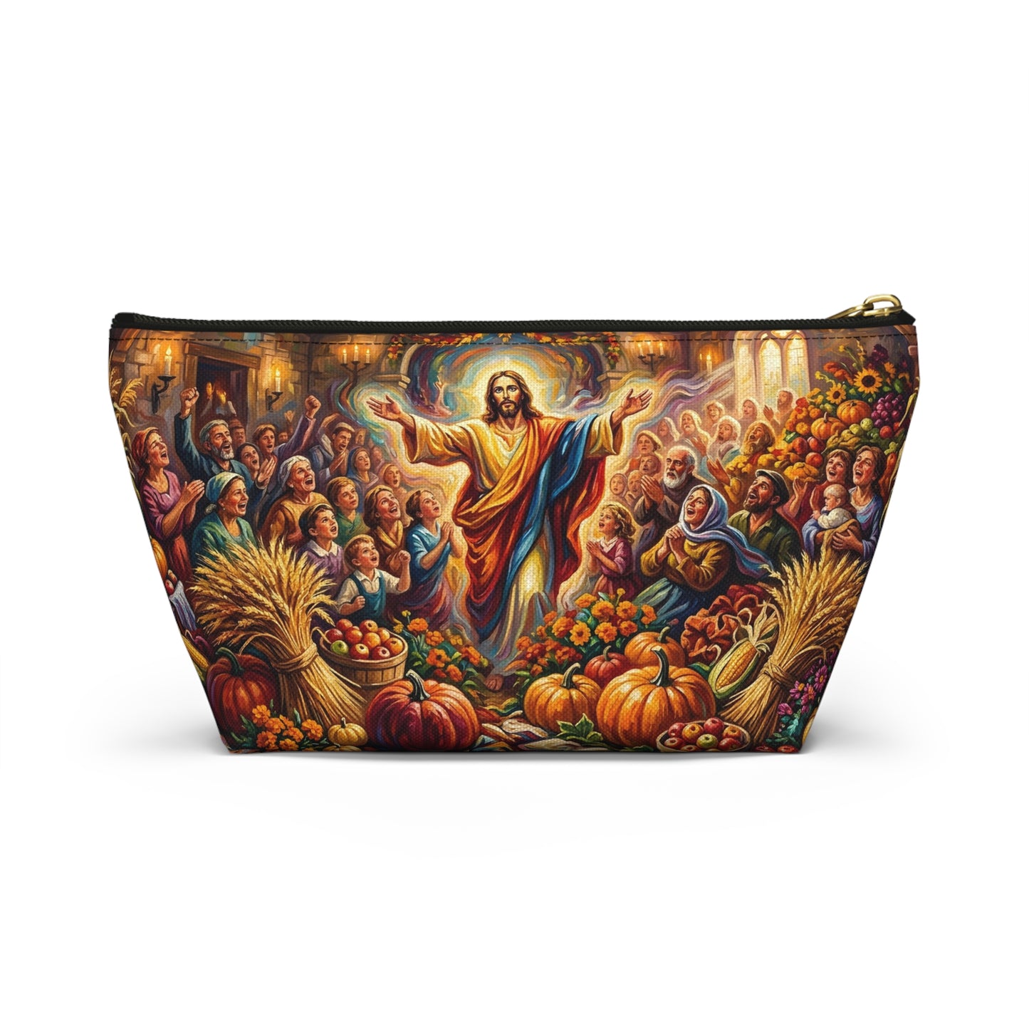 “Bountiful Blessings - A Harvest of Thanksgiving” - Accessory Pouch