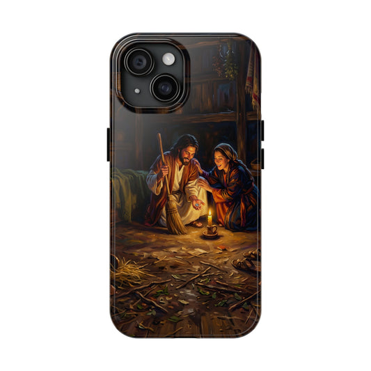 “Lost and Found - The Sweeping Woman of Luke 15” - Phone Case