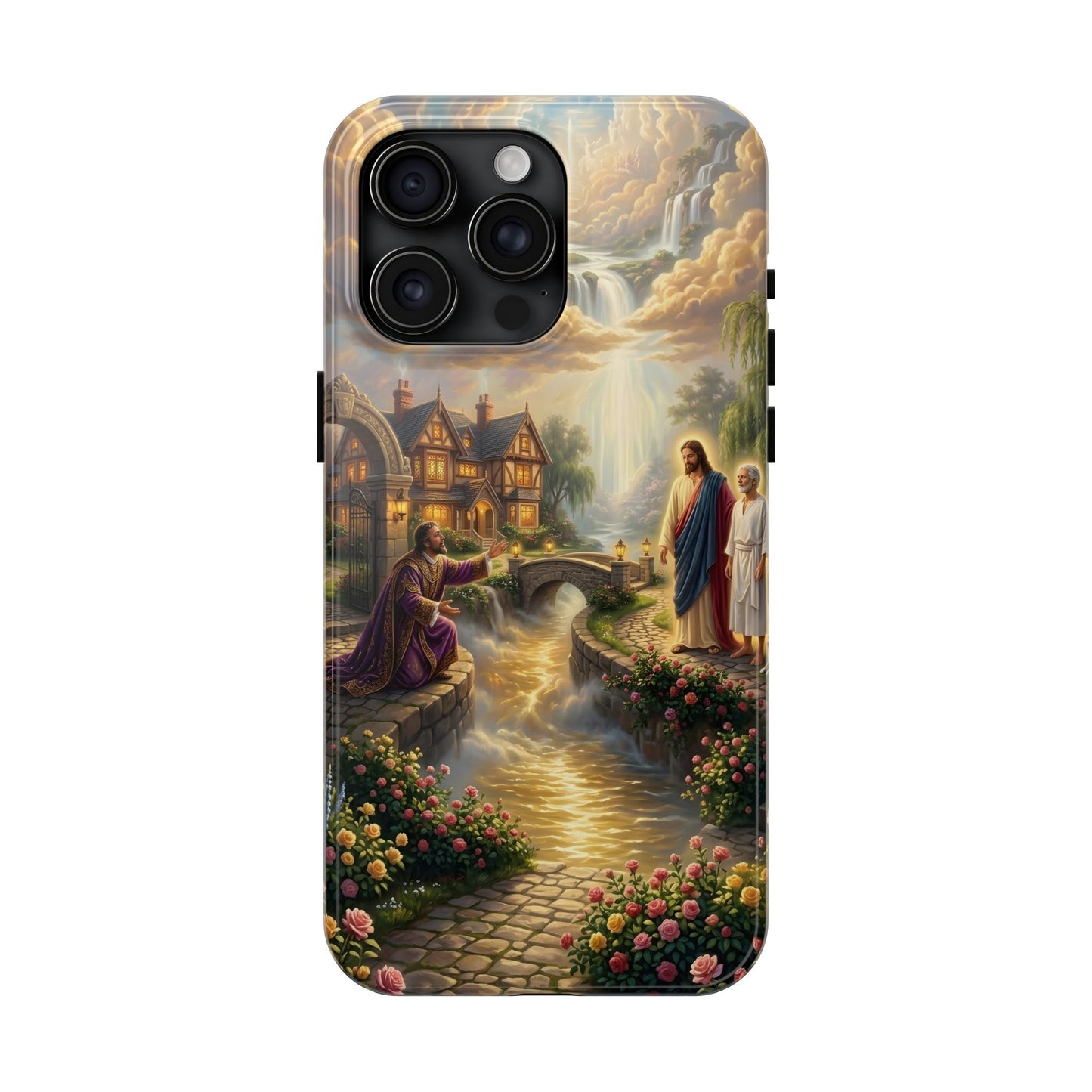 “The Great Reversal - Lazarus at the Rich Man’s Gate” - Phone Case