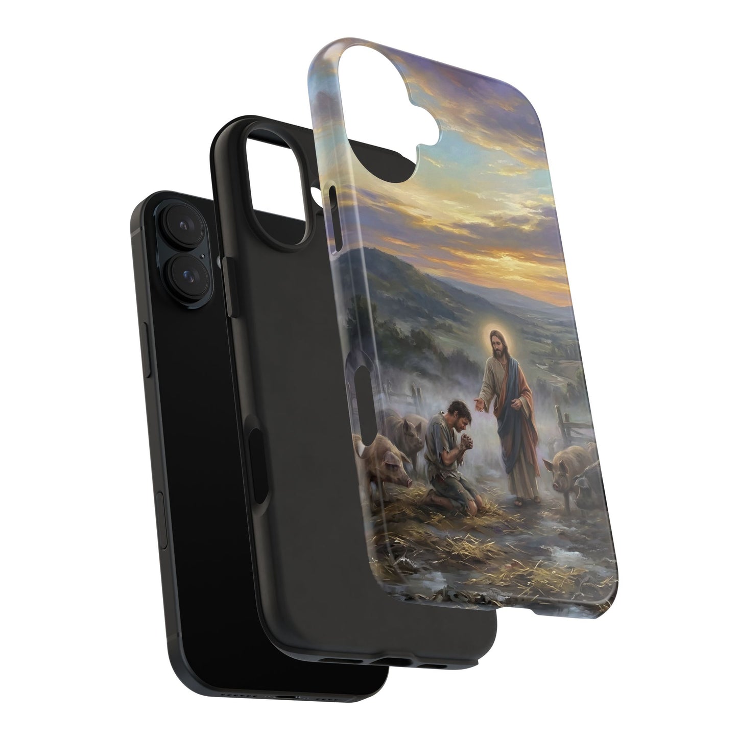 “Turning Point - The Prodigal Son's Repentance” - Phone Case