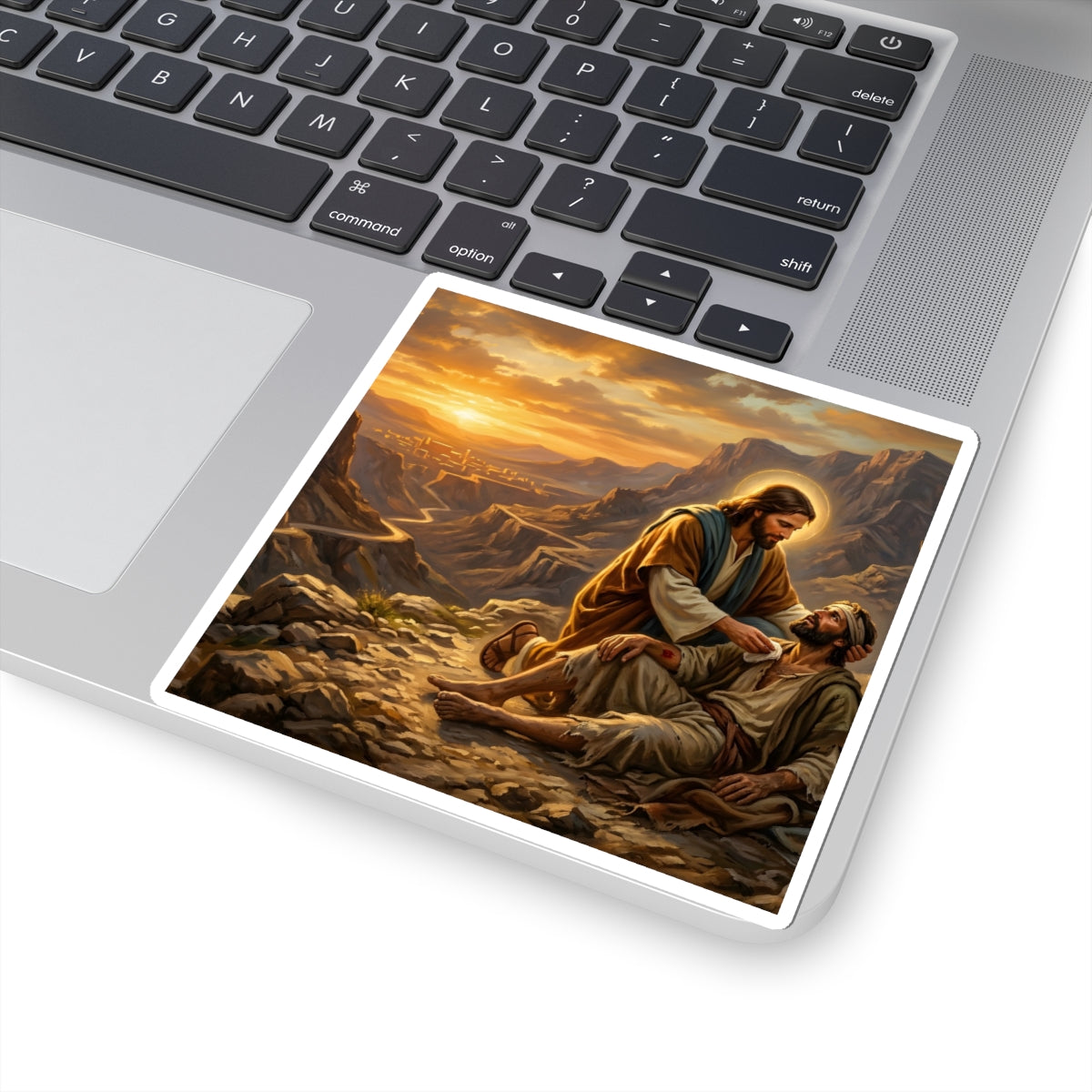 “The Good Samaritan - Compassion on the Jericho Road” - Sticker
