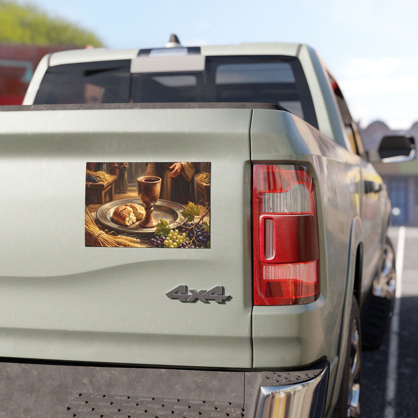 “The Harvest of Faith - Communion Still Life” - Car Magnet