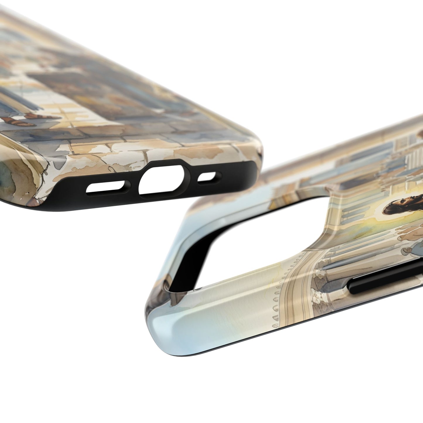 “Her Offering - The Widow's Mite at the Temple” - Phone Case