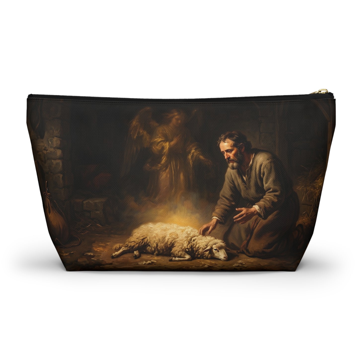 “Gideon's Fleece - Seeking Confirmation from God” - Accessory Pouch