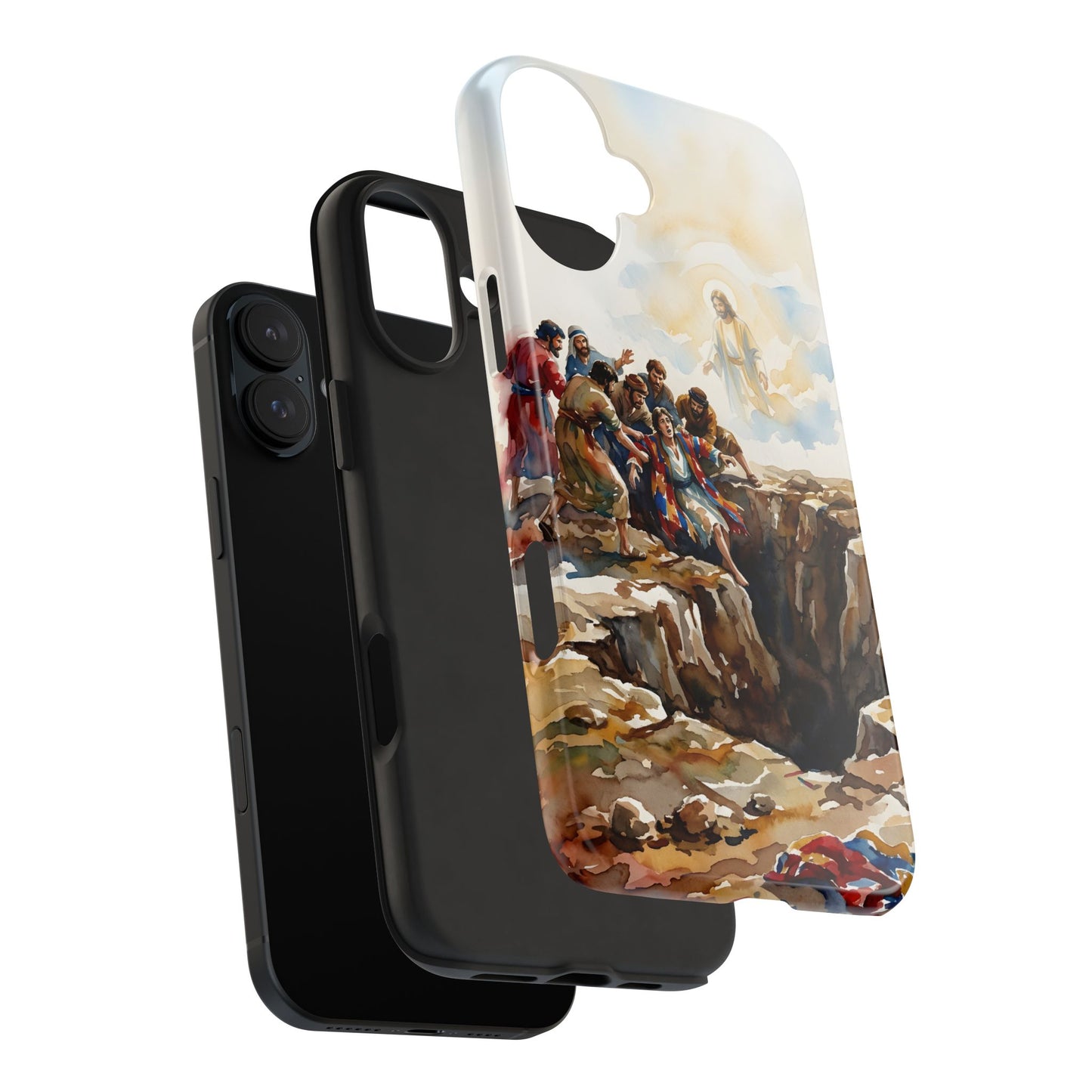 “Betrayal and Providence - Joseph in the Pit” - Phone Case