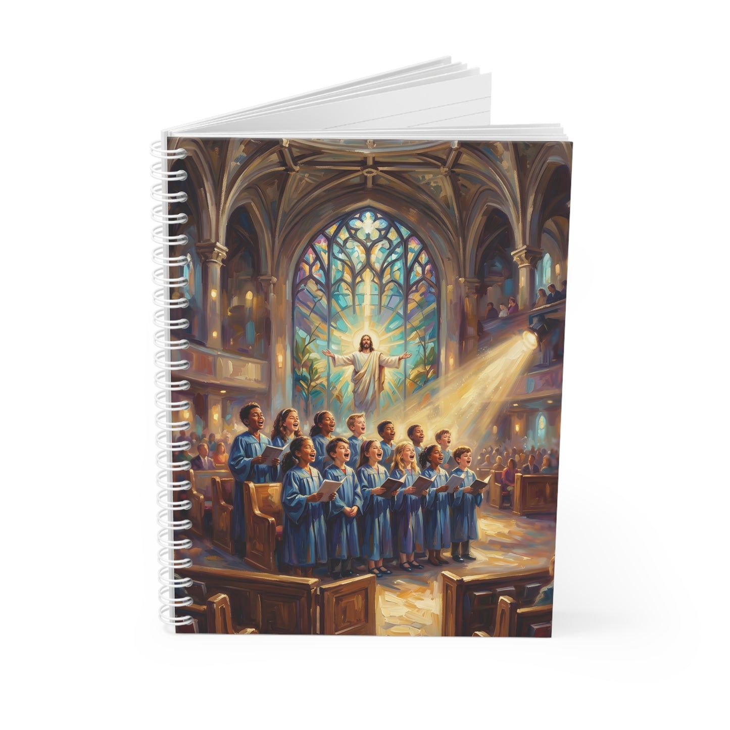 “Make a Joyful Noise - Children Sing Praise” - Spiral Notebook