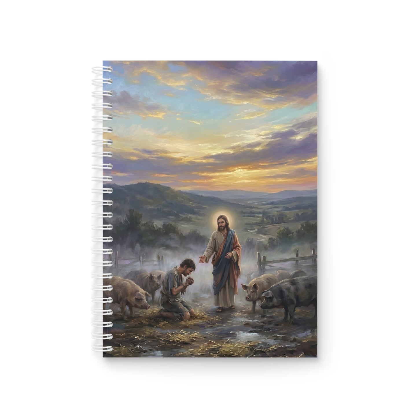 “Turning Point - The Prodigal Son's Repentance” - Spiral Notebook