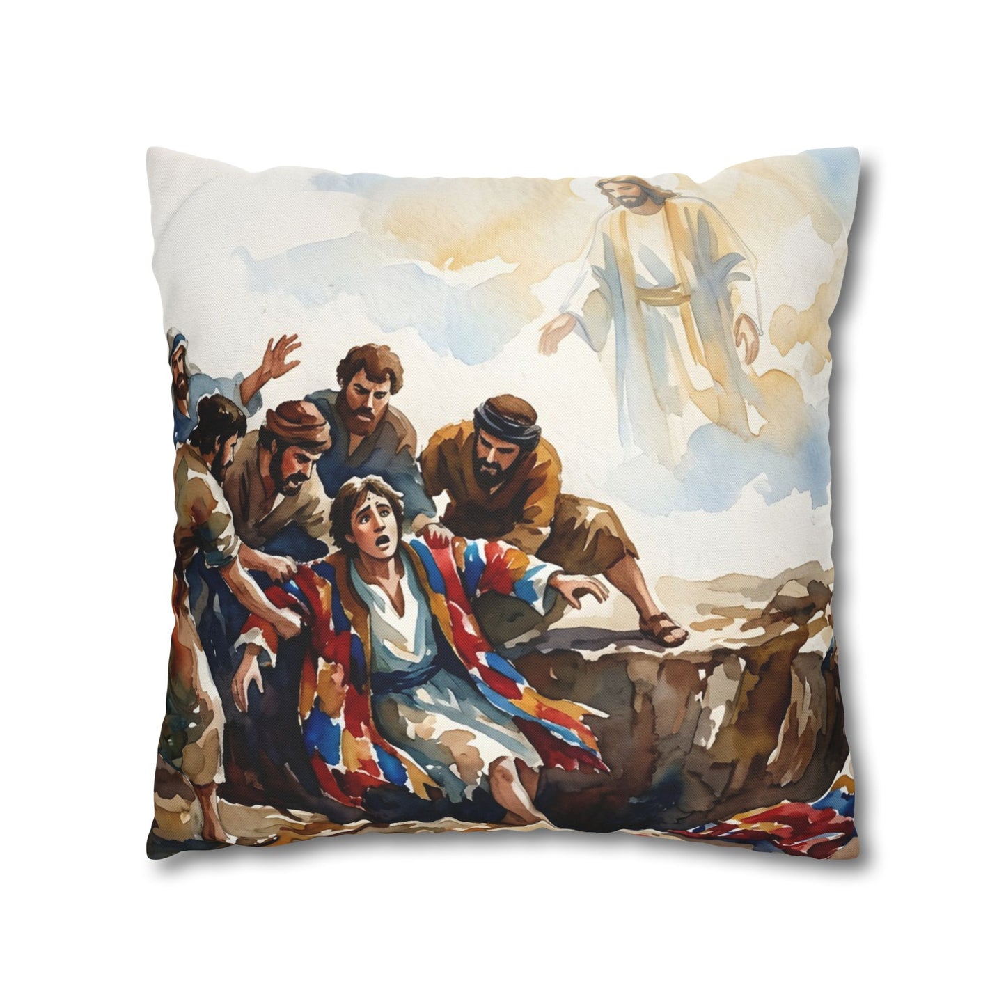 “Betrayal and Providence - Joseph in the Pit” - Pillowcase