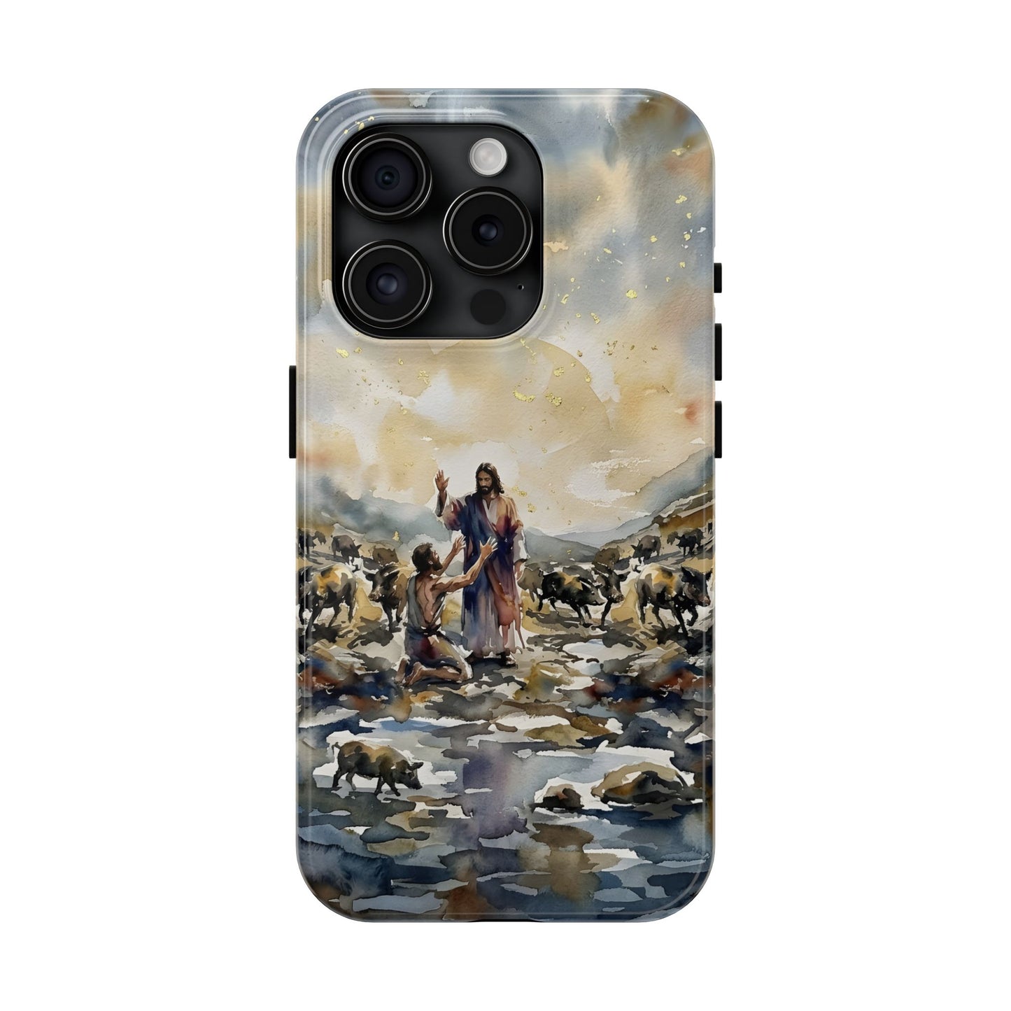 “Unchained - Jesus and the Demoniac” - Phone Case