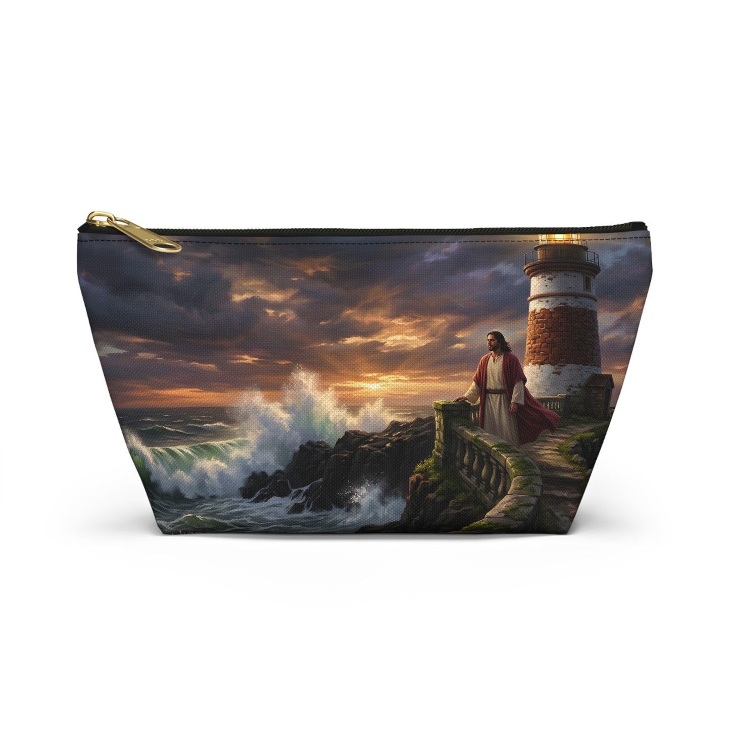 “Steadfast Hope - Lighthouse in the Storm” - Accessory Pouch