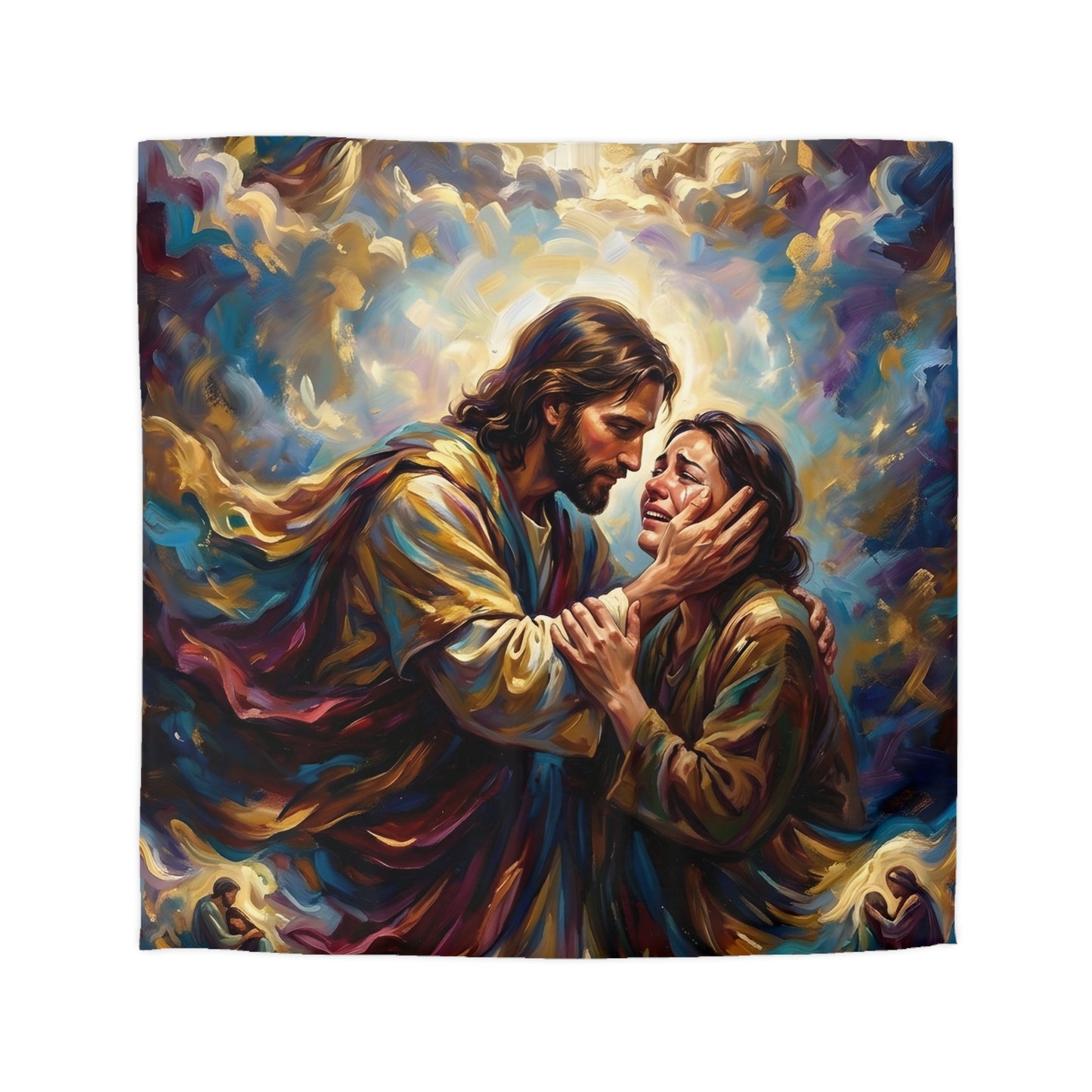 “No More Tears - God's Eternal Comfort” - Duvet Cover