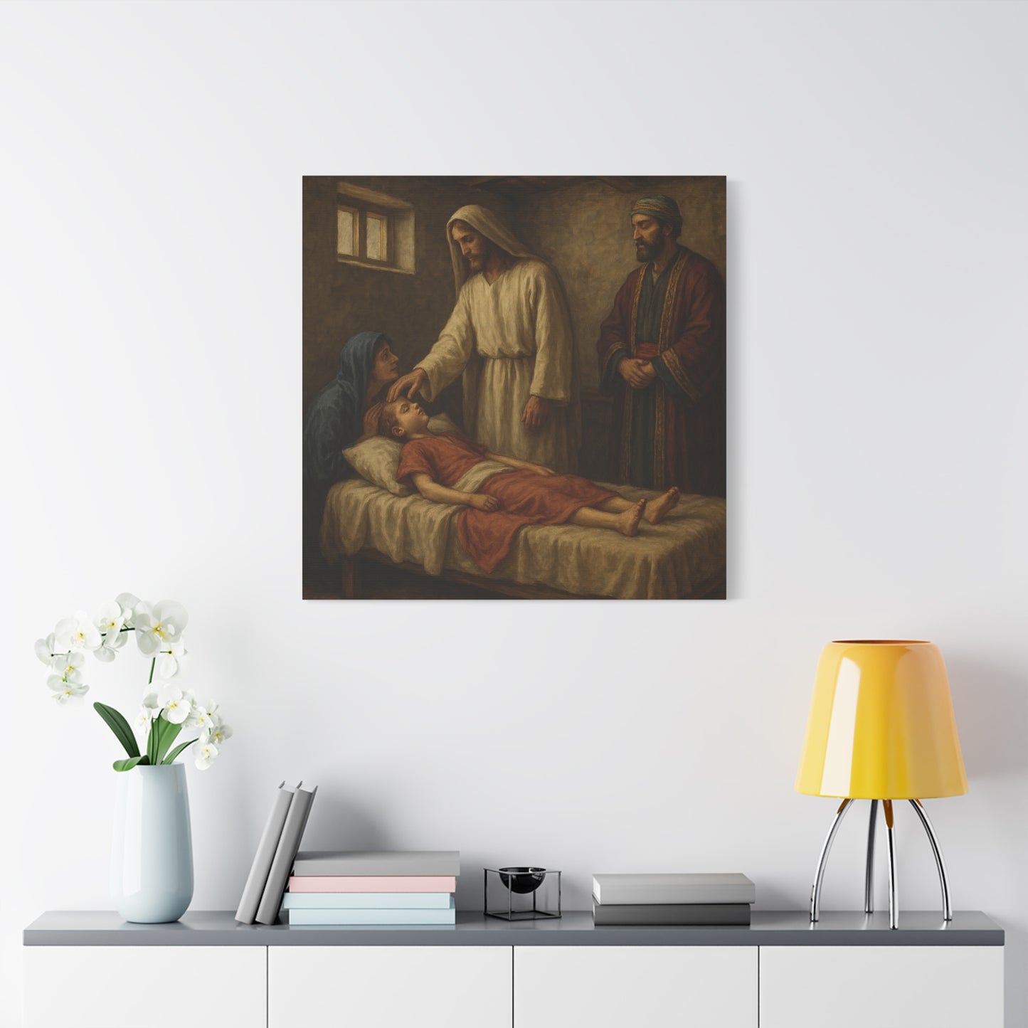 “The Healing Word – Jesus Restores the Nobleman’s Son” - Canvas Art