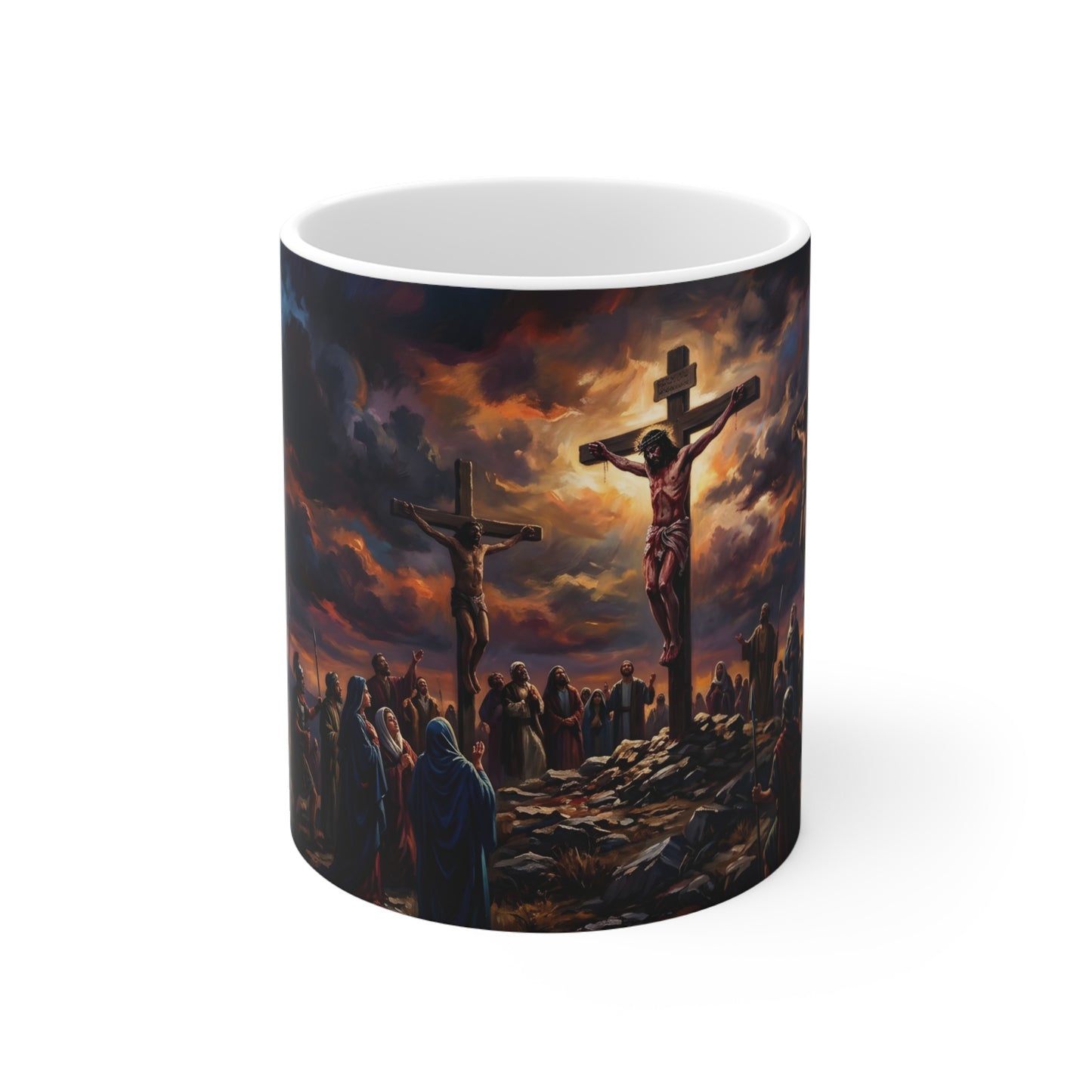 “It Is Finished - The Crucifixion at Calvary” - Coffee Mug