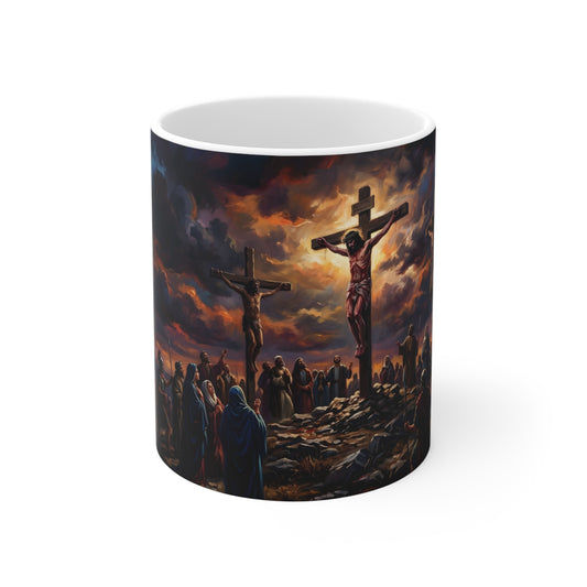 “It Is Finished - The Crucifixion at Calvary” - Coffee Mug