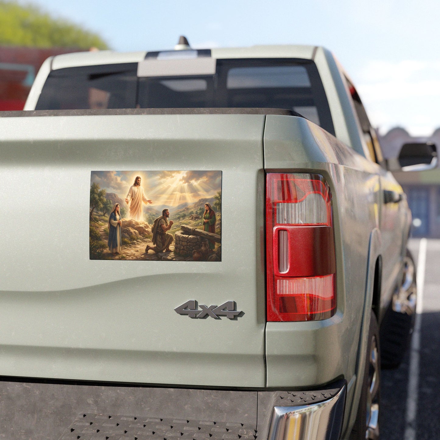 “Fourteen Years for Love - Jacob and Rachel” - Car Magnet