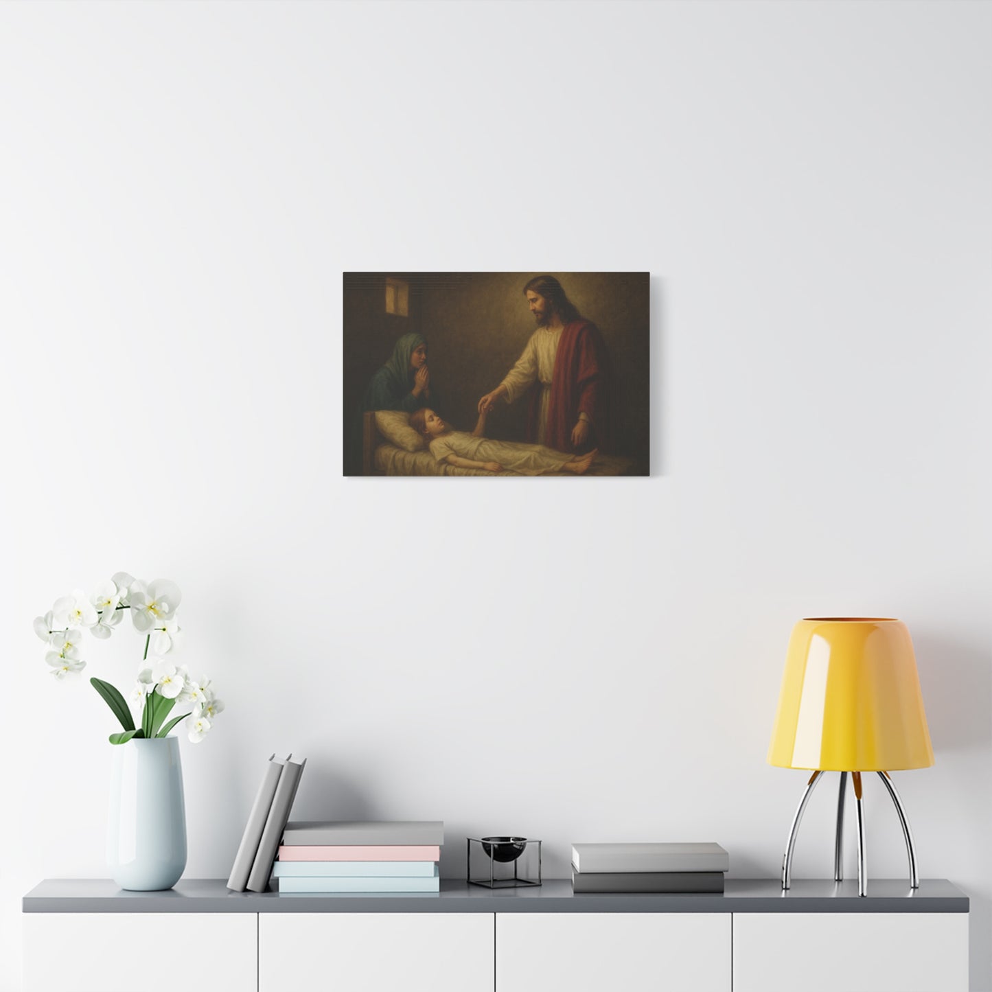 “Talitha Cumi – Jesus Raises the Ruler’s Daughter” - Canvas Art