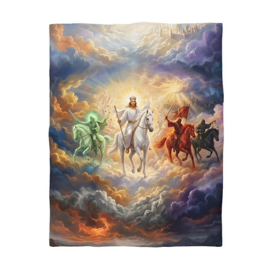 “Behold, A Pale Horse - The Four Horsemen” - Duvet Cover