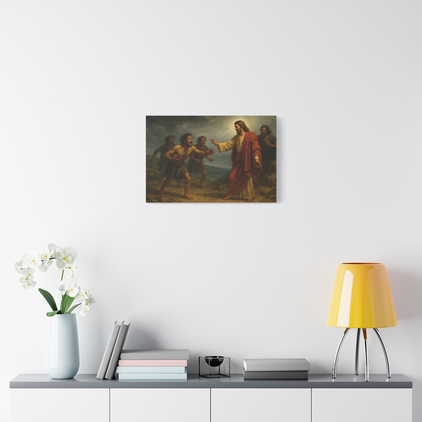 “Legion Cast Out – Jesus Heals the Possessed Man” - Canvas Art