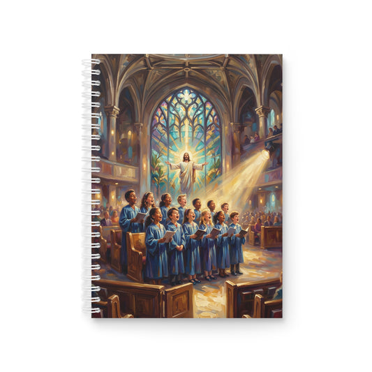 “Make a Joyful Noise - Children Sing Praise” - Spiral Notebook