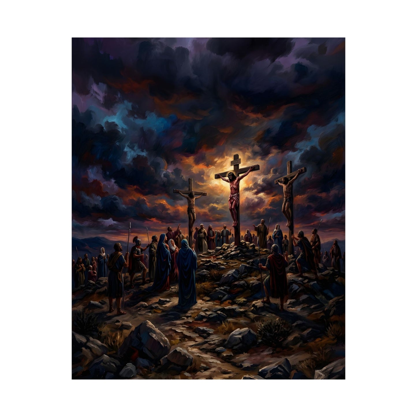 “It Is Finished - The Crucifixion at Calvary” - Poster