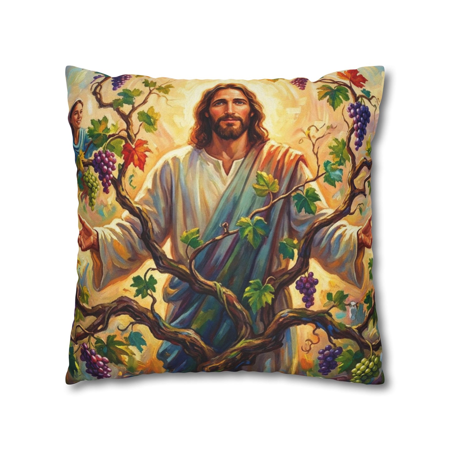 “I Am the True Vine - Abide in My Love” - Pillowcase