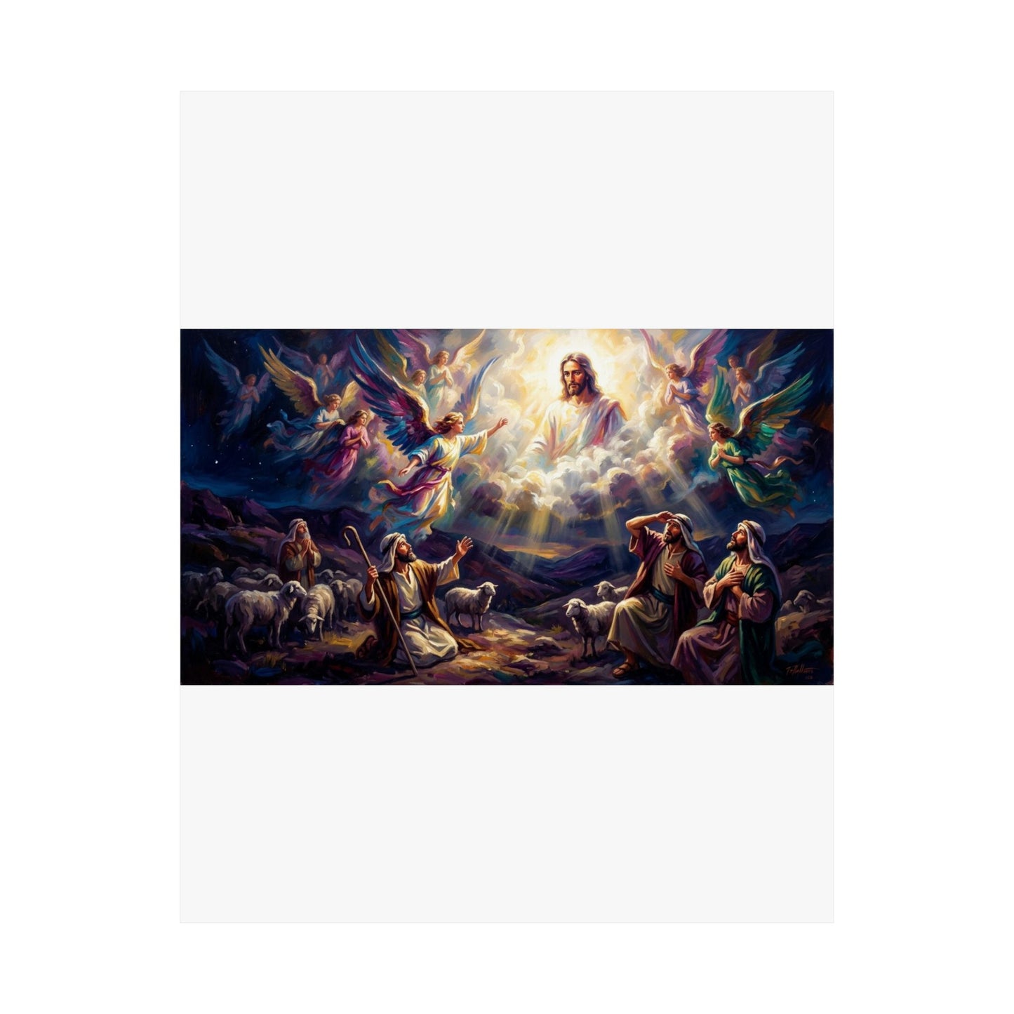 “Hark the Herald - Angels Announce the Savior” - Poster