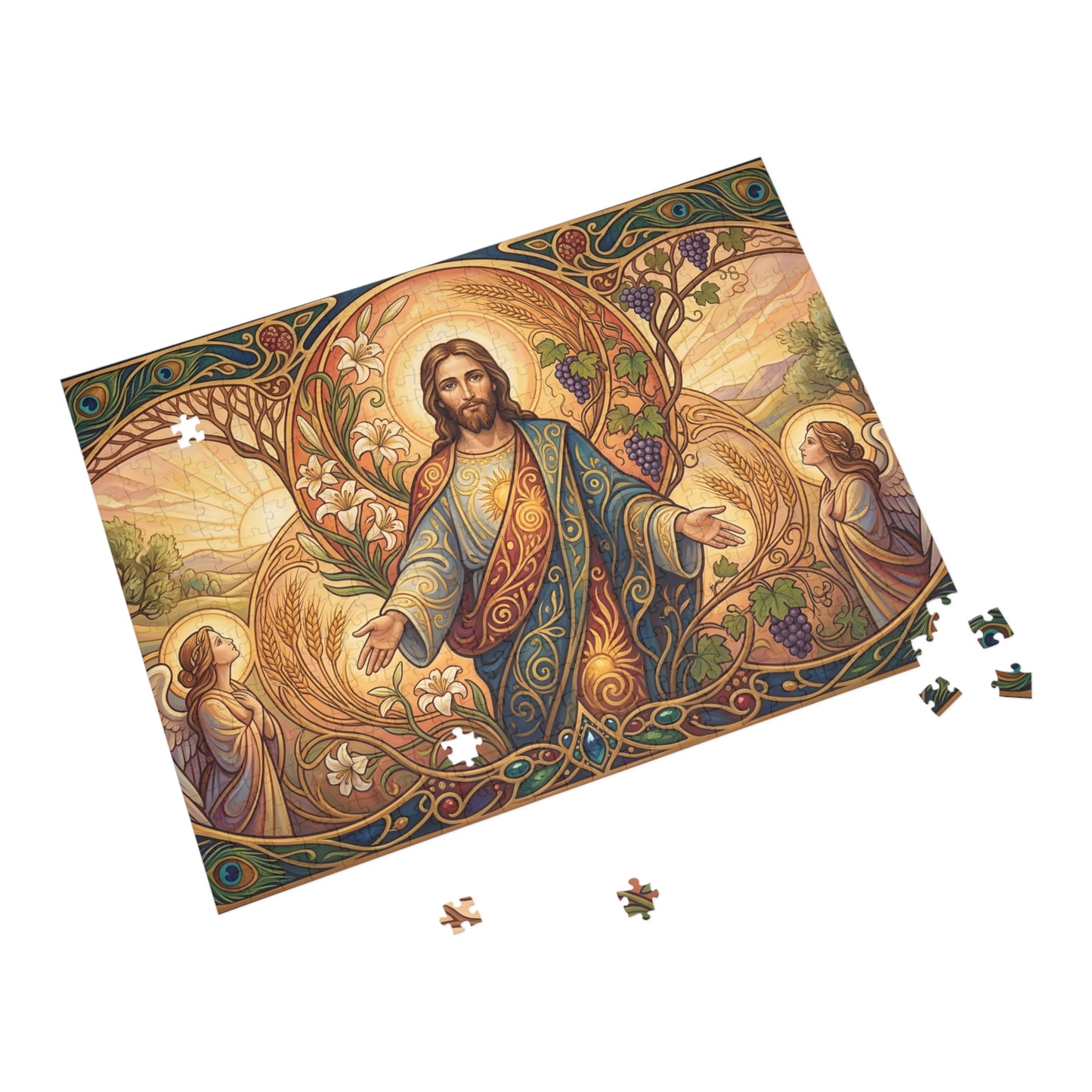 “New Mercies Every Morning - Golden Dawn of Hope” - Jigsaw Puzzle