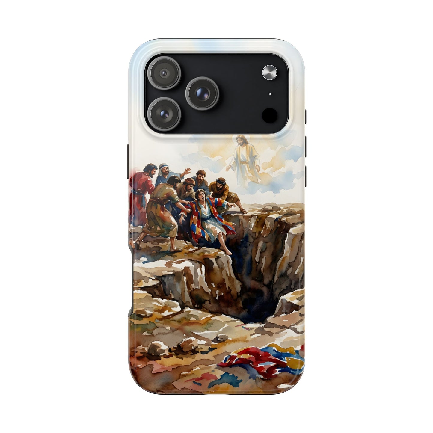 “Betrayal and Providence - Joseph in the Pit” - Phone Case