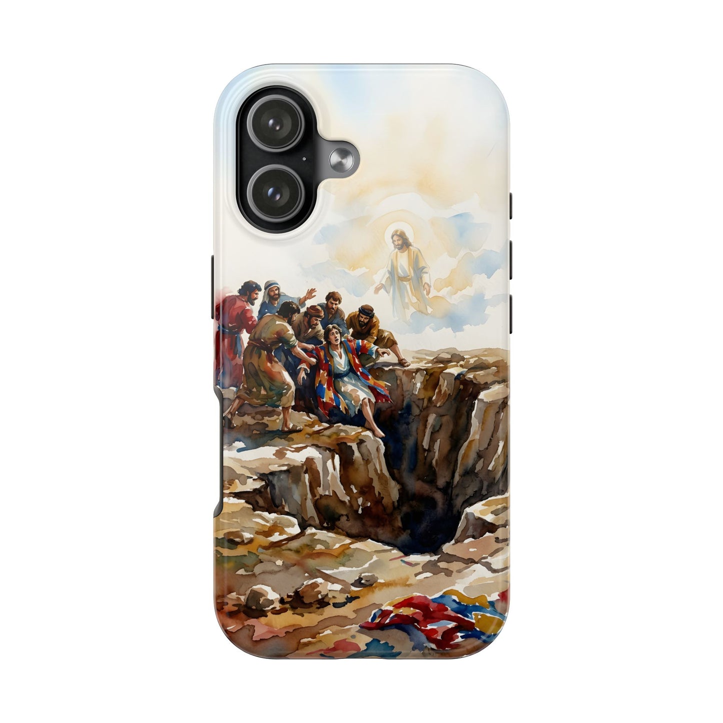 “Betrayal and Providence - Joseph in the Pit” - Phone Case